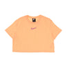 Nike, Maglietta Corta Donna W Sportswear Crop Tee Print, Crimson Bliss