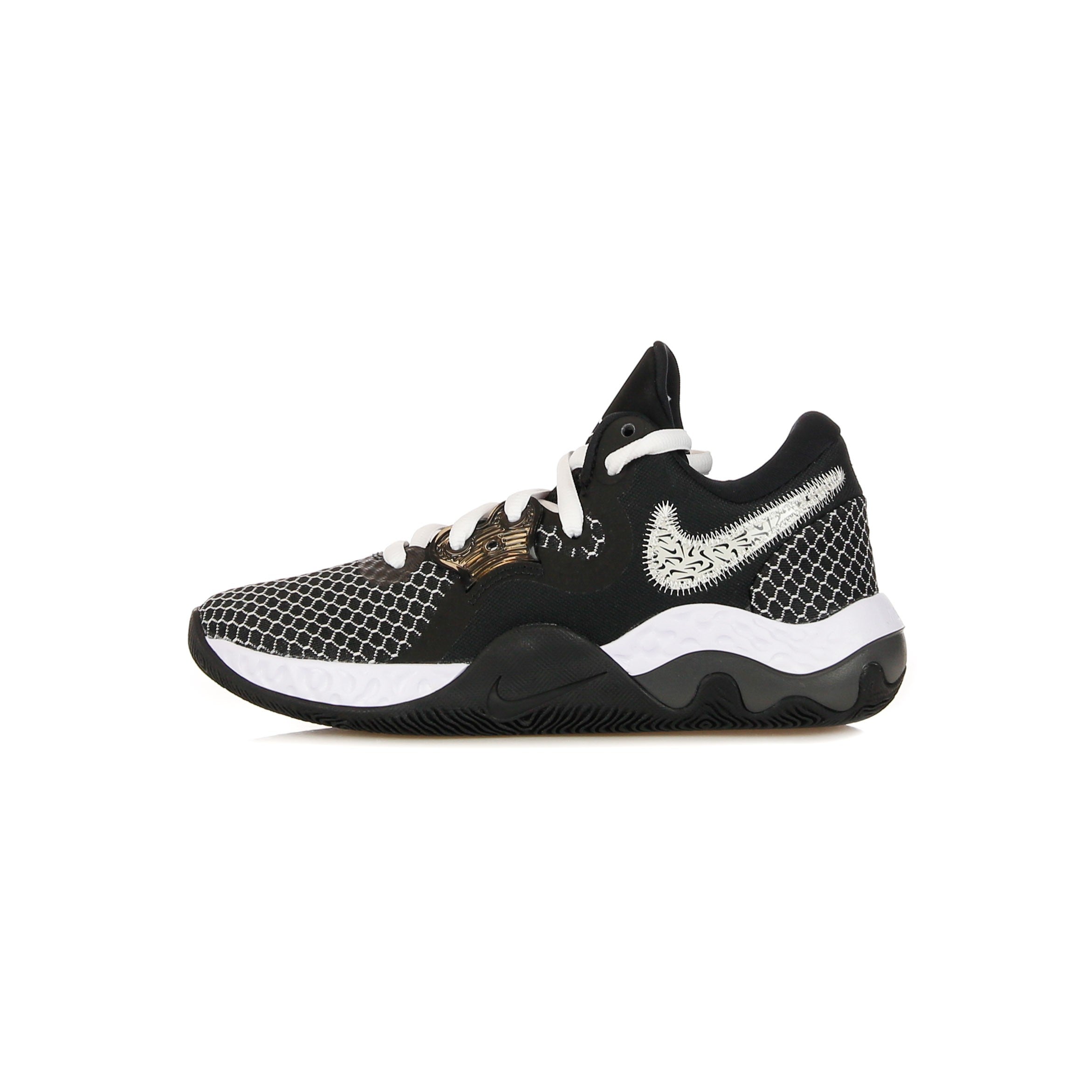 Nike Nba, Scarpa Bassa Uomo Renew Elevate Ii, Black/white/anthracite