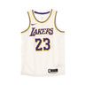 Nike Nba, Canotta Basket Uomo Nba Swingman Jersey Association Edition 2020 No 23 Lebron James Loslak, White