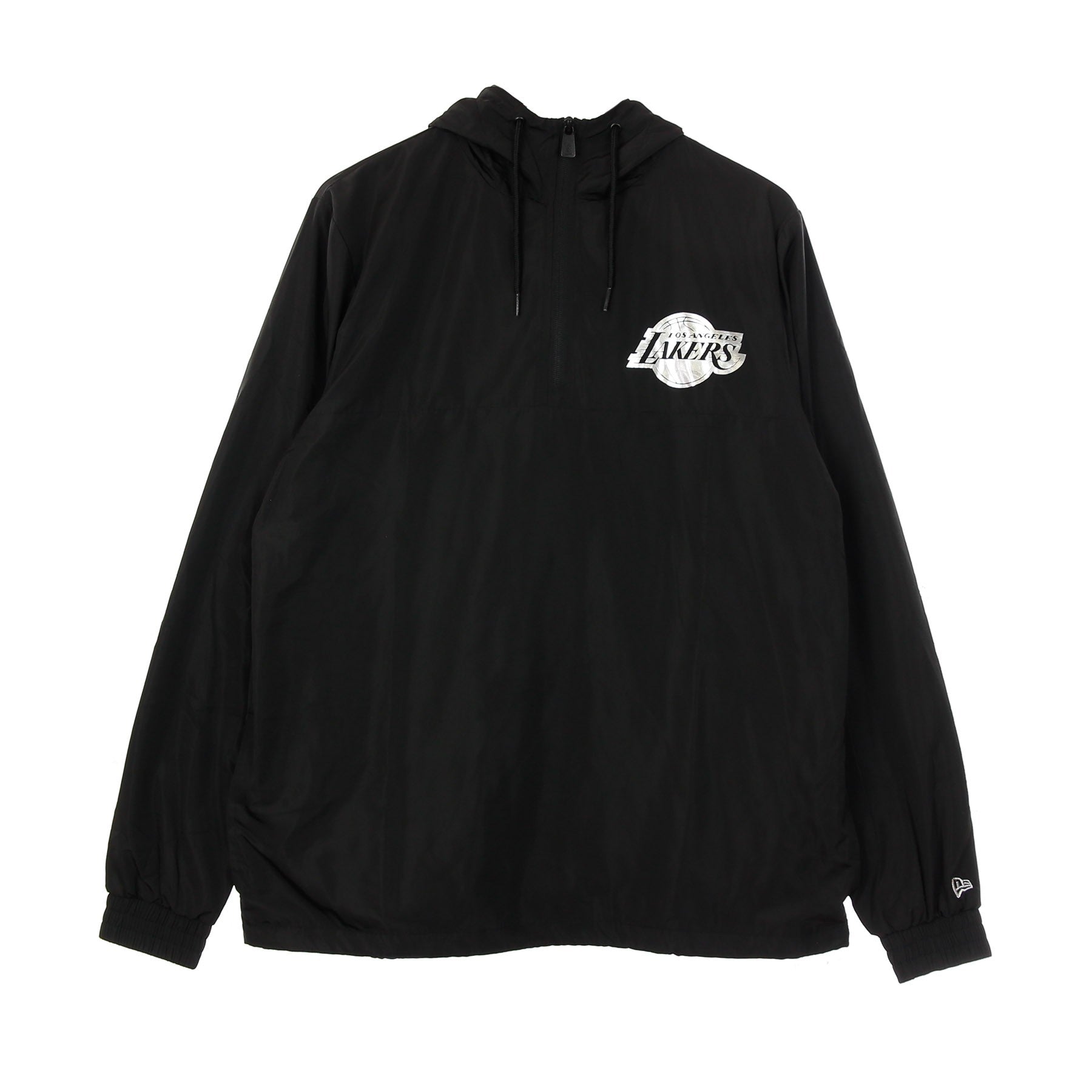 New Era, Giacca A Vento Infilabile Uomo Nba Metallic Windbreaker Loslak, Black