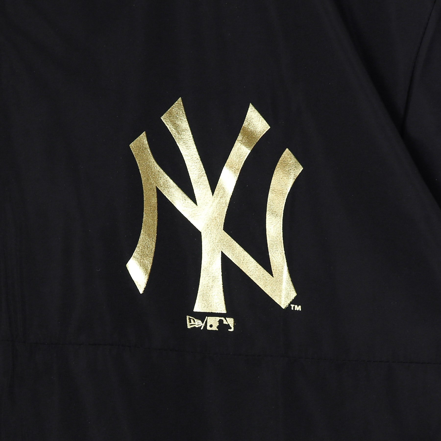 Chaqueta de viento tensible Hombre MLB Metálico Windbreaker Neyyan Black