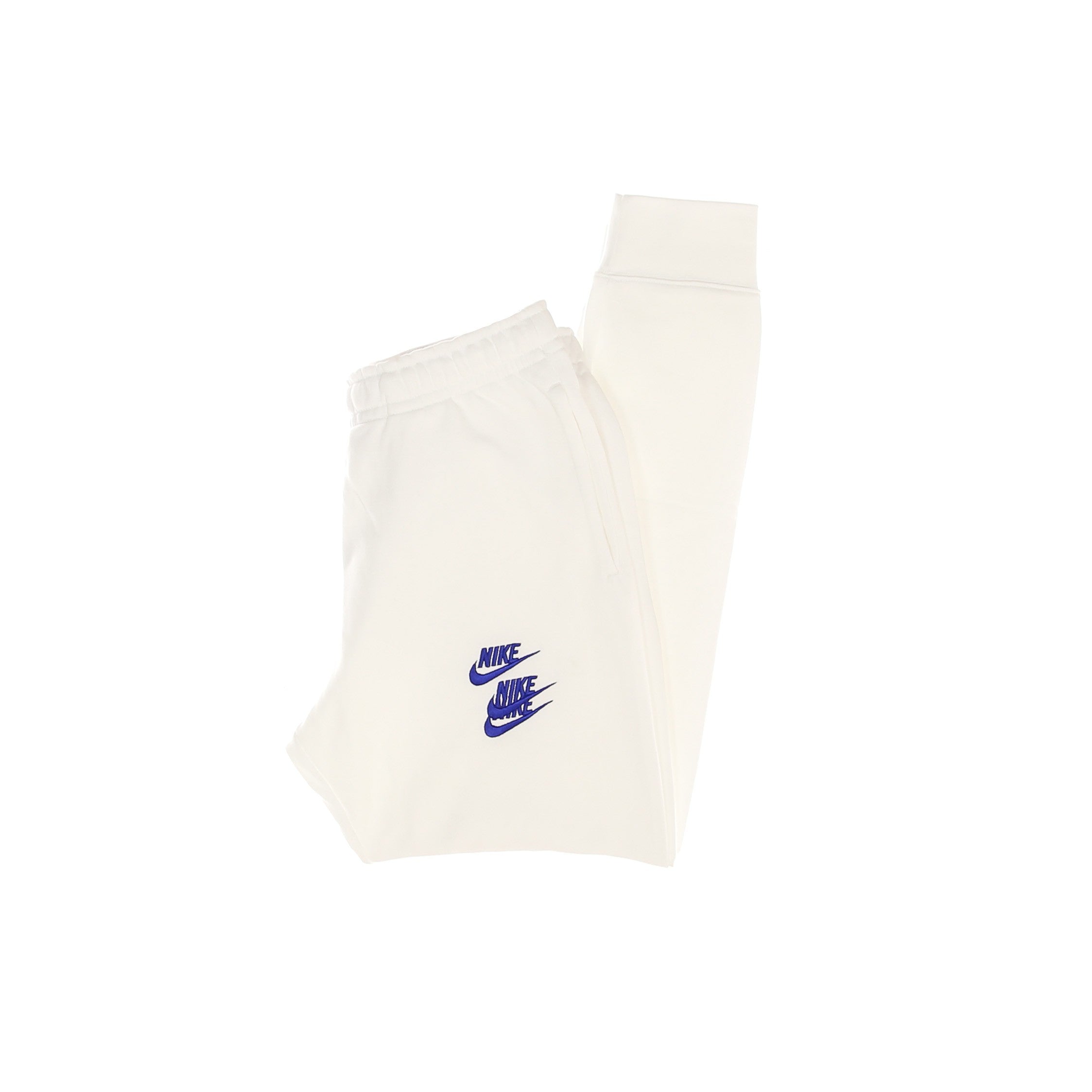 Nike, Pantalone Tuta Leggero Uomo M Sportswear Cuffed French Terry Pant World Tour, White