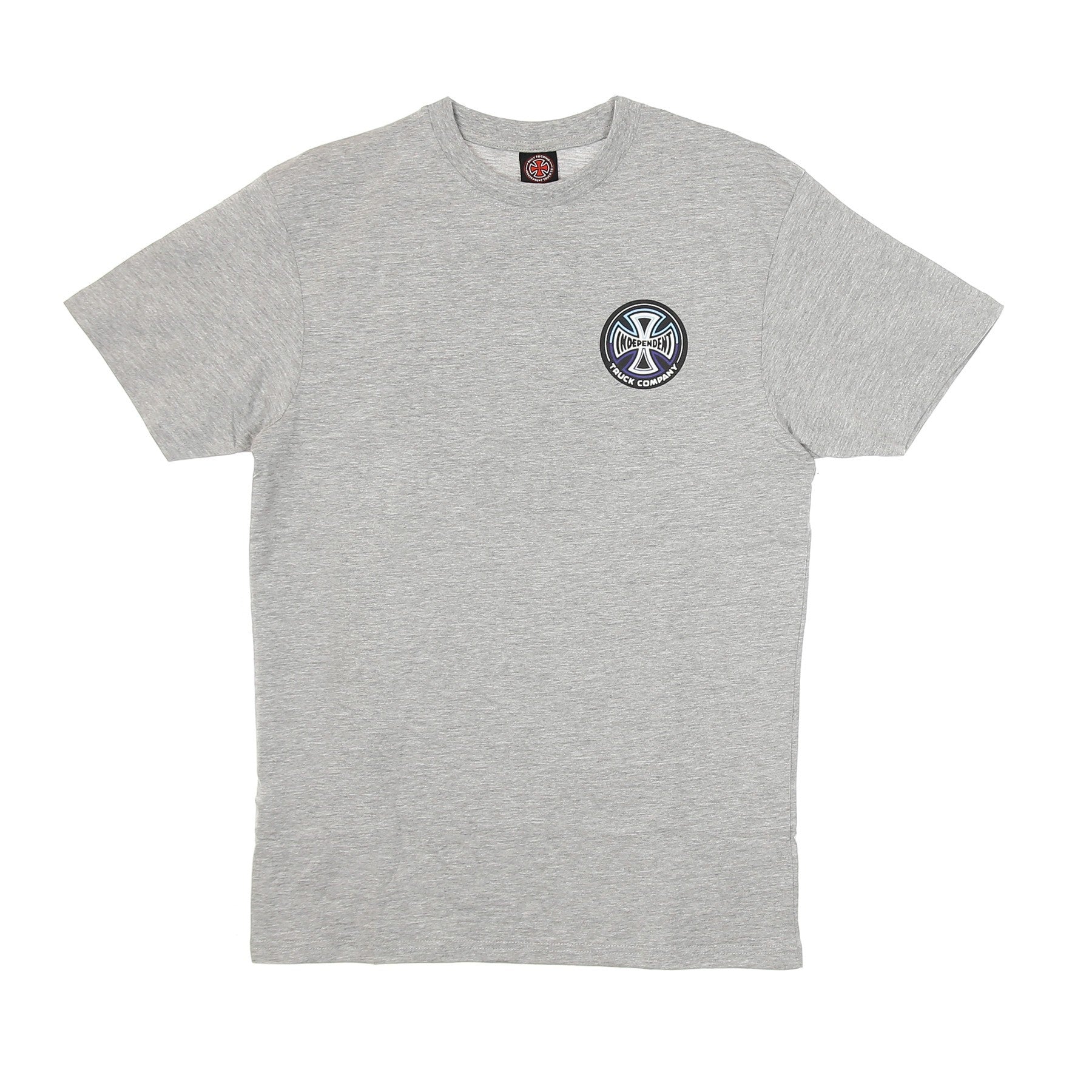 Independent, Maglietta Uomo Split Cross Tee, Dark Heather