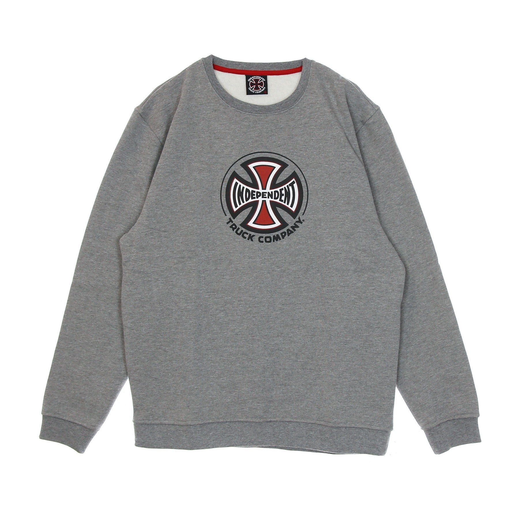 Independent, Felpa Girocollo Uomo Truck Co. Crew, Dark Heather