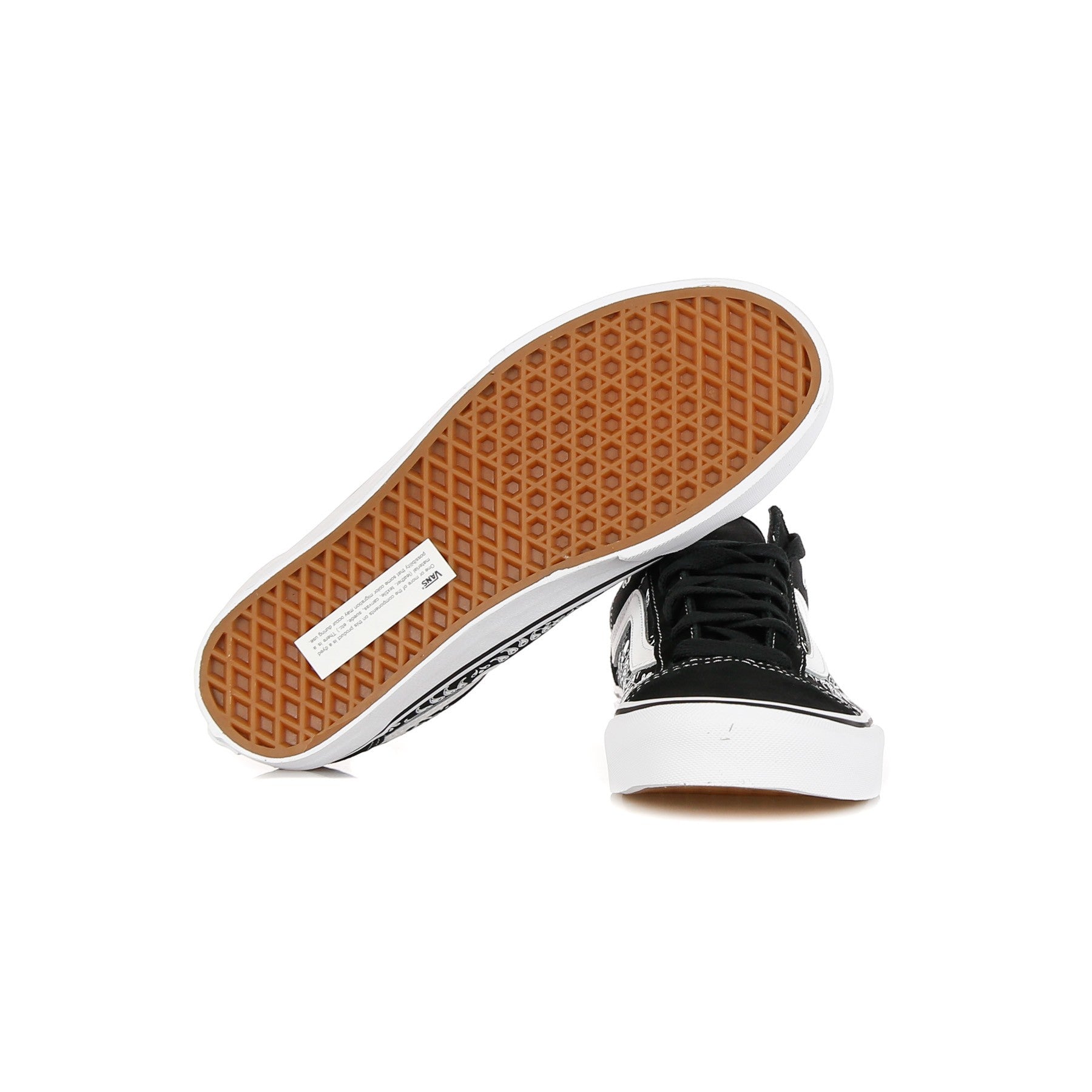 Low Men's Shoe Style 36 (bandana) Black/true White
