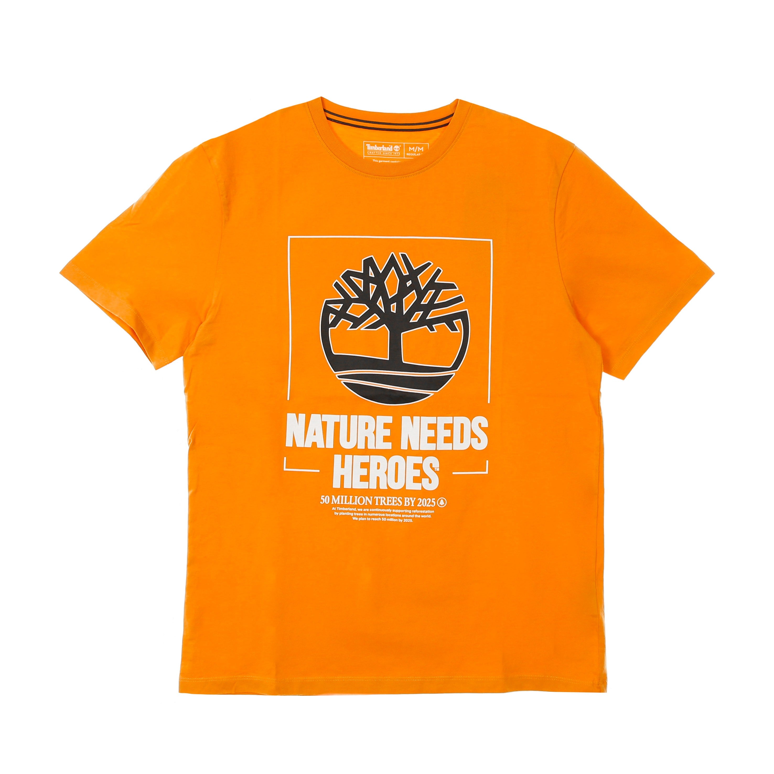 Timberland, Maglietta Uomo Ft Nnh Front Tee, Dark Cheddar