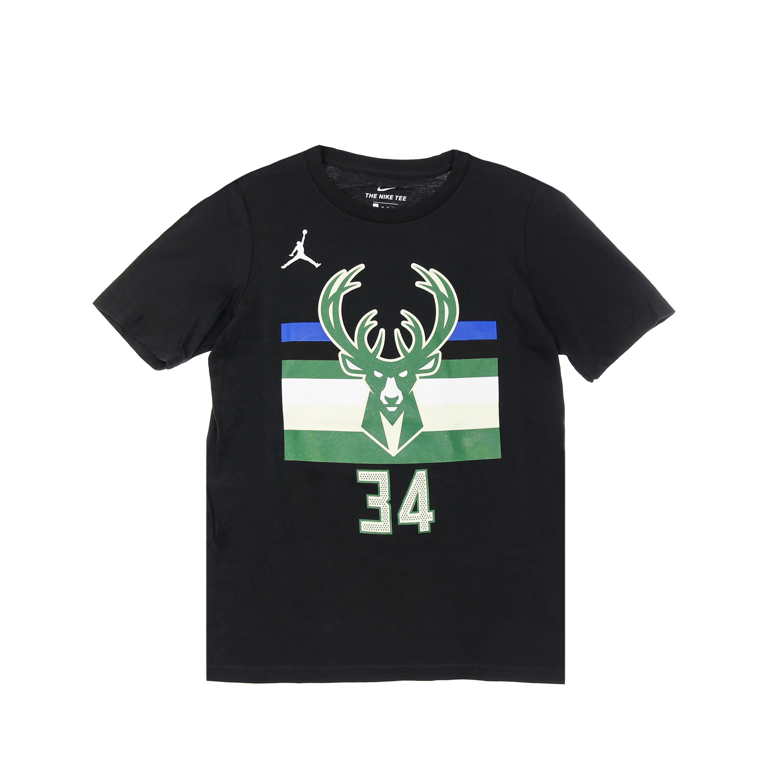 Jordan Nba, Maglietta Ragazzo Nba Statement Edition Tee No 34 Giannis Antetokoumpo Milbuc, Original Team Colors