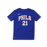 Nike Nba, Maglietta Ragazzo Nba Icon Edition Tee No 21 Joel Embiid Phi76e, Original Team Colors