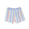 Tommy Hilfiger, Pantaloncino Uomo Pastel Mixed Vertical Stripe Sweat Shorts, Light Powdery Blue/stripe