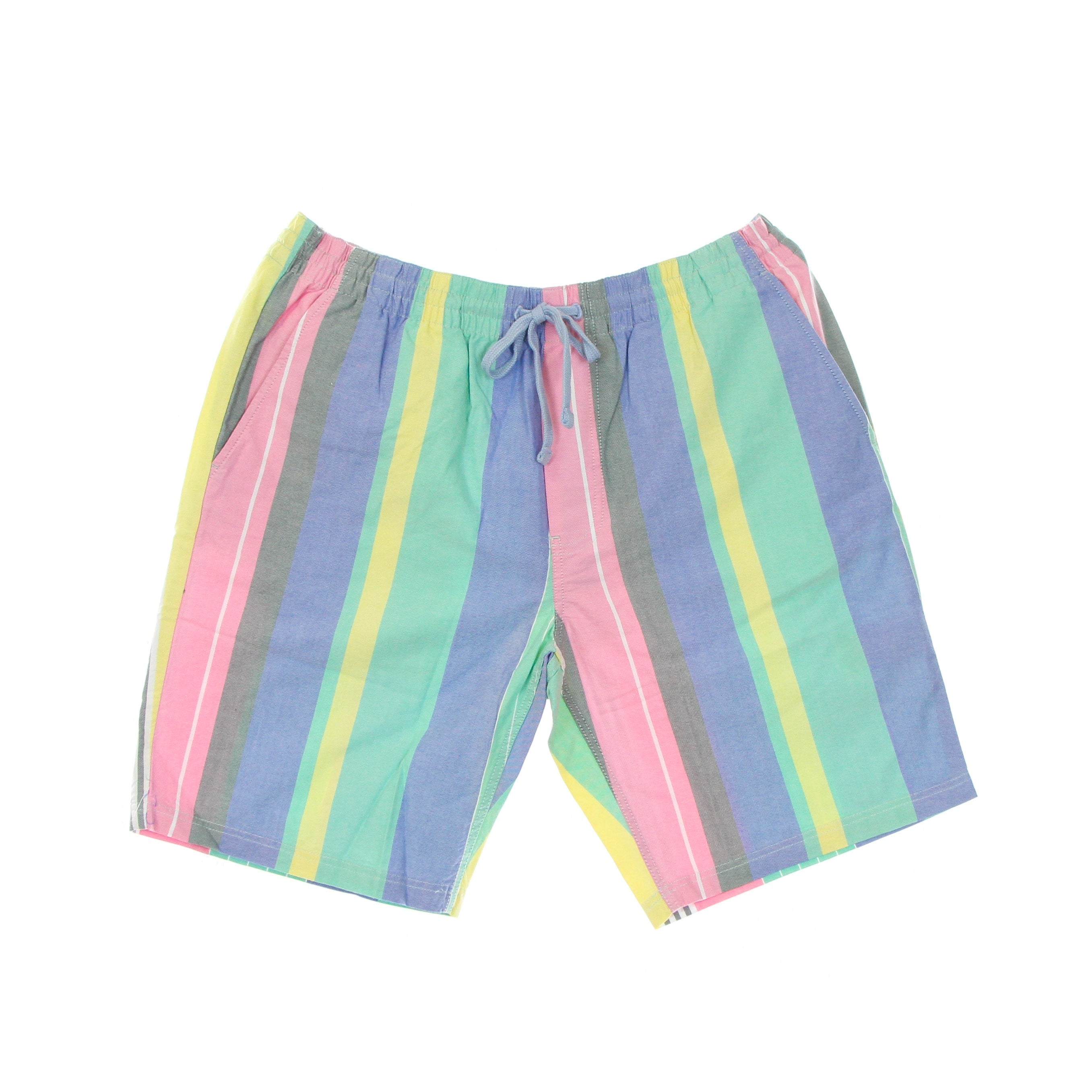 Tommy Hilfiger, Pantalone Corto Uomo Pastel Stripe 2 Short, Romantic Pink/stripe