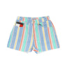 Tommy Hilfiger, Pantaloncino Donna Stripe Short, Light Powdery Blue/stripe