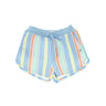 Tommy Hilfiger, Pantaloncino Donna Stripe Sweat Shorts, Light Powdery Blue/stripe
