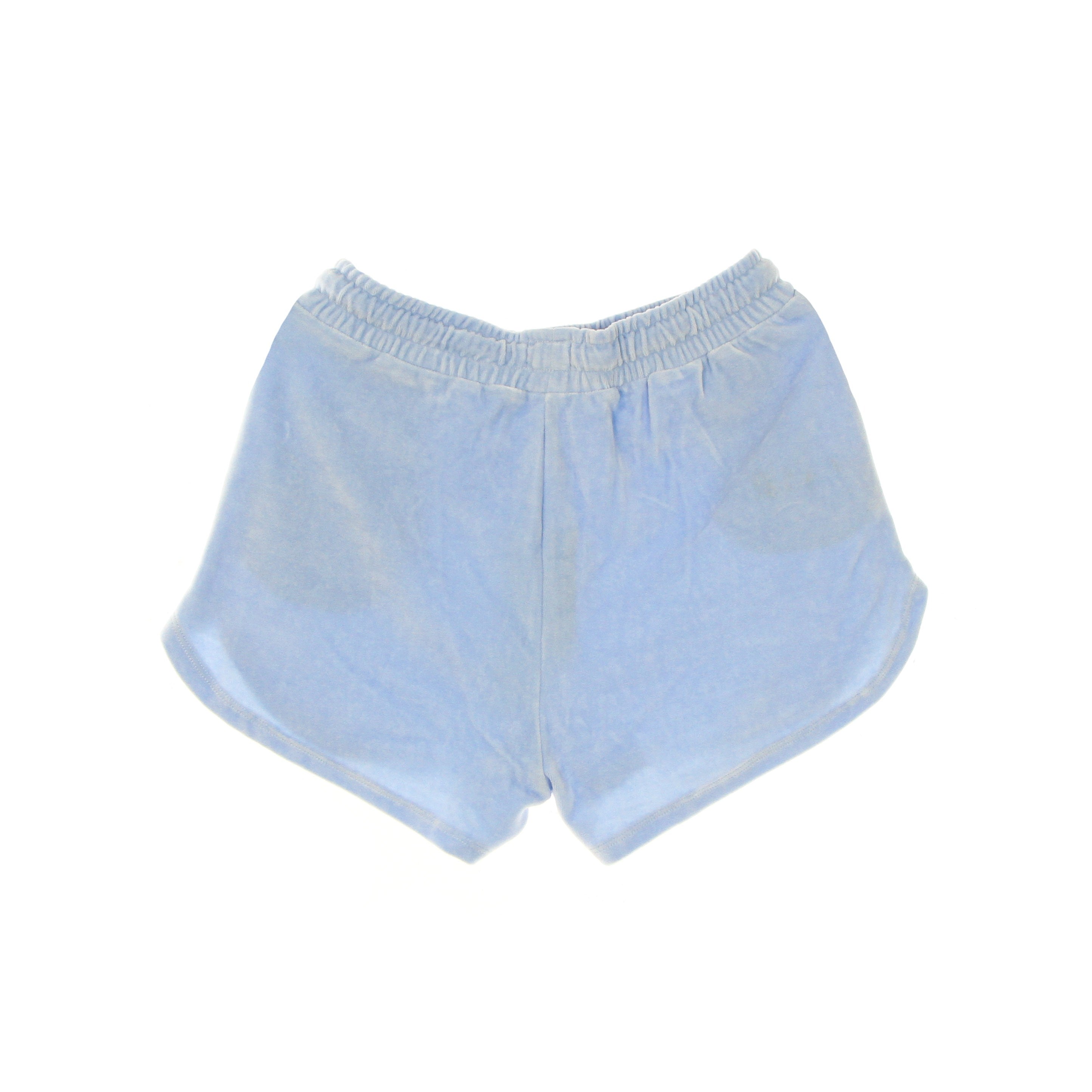 Women's Pastel Velor Shorts Light Powdery Blue