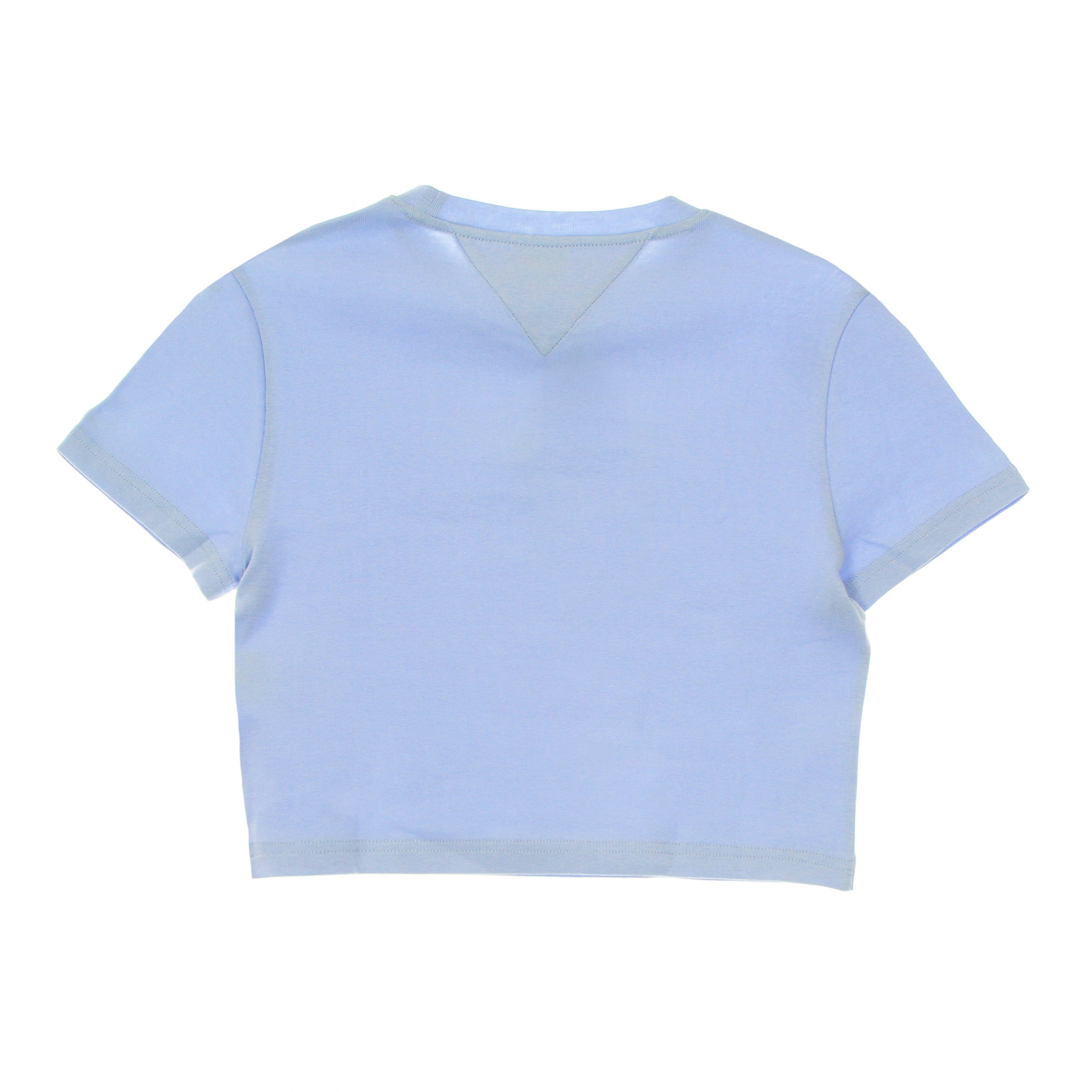 Maglietta Corta Donna Rib Baby Tee Light Powdery Blue