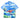 Dolly Noire, Herren-Kurzarmhemd Dreamland-Hemd, Blau/Mehrfarbig