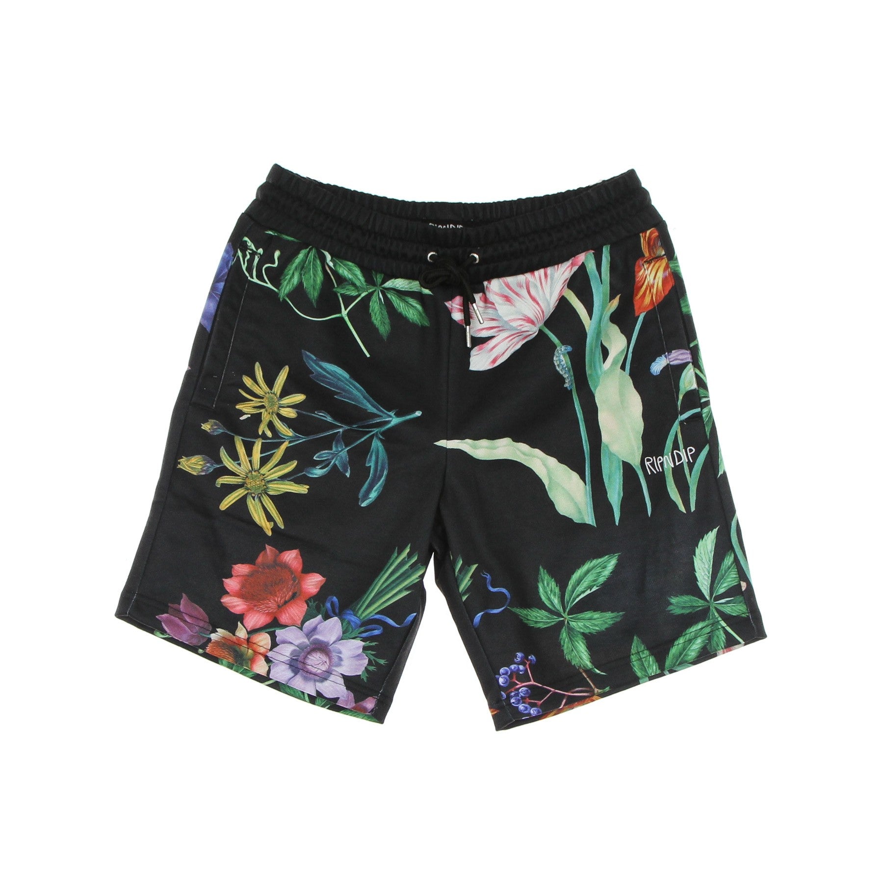 Ripndip, Pantalone Corto Tuta Felpato Uomo Green House Sweatshorts, Black
