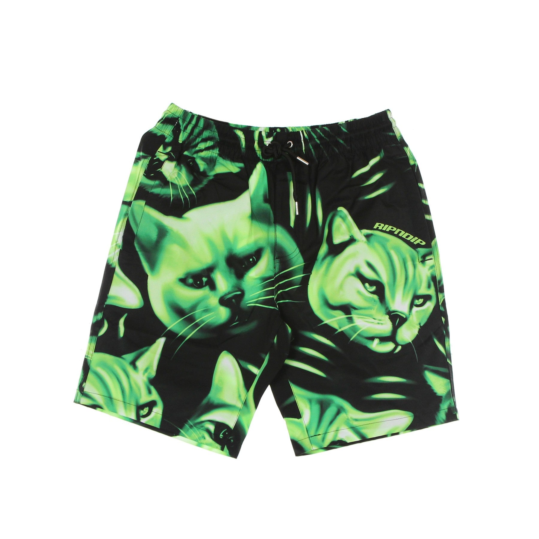 Ripndip, Pantaloncino Uomo Neon Nerm Swim Shorts, Black