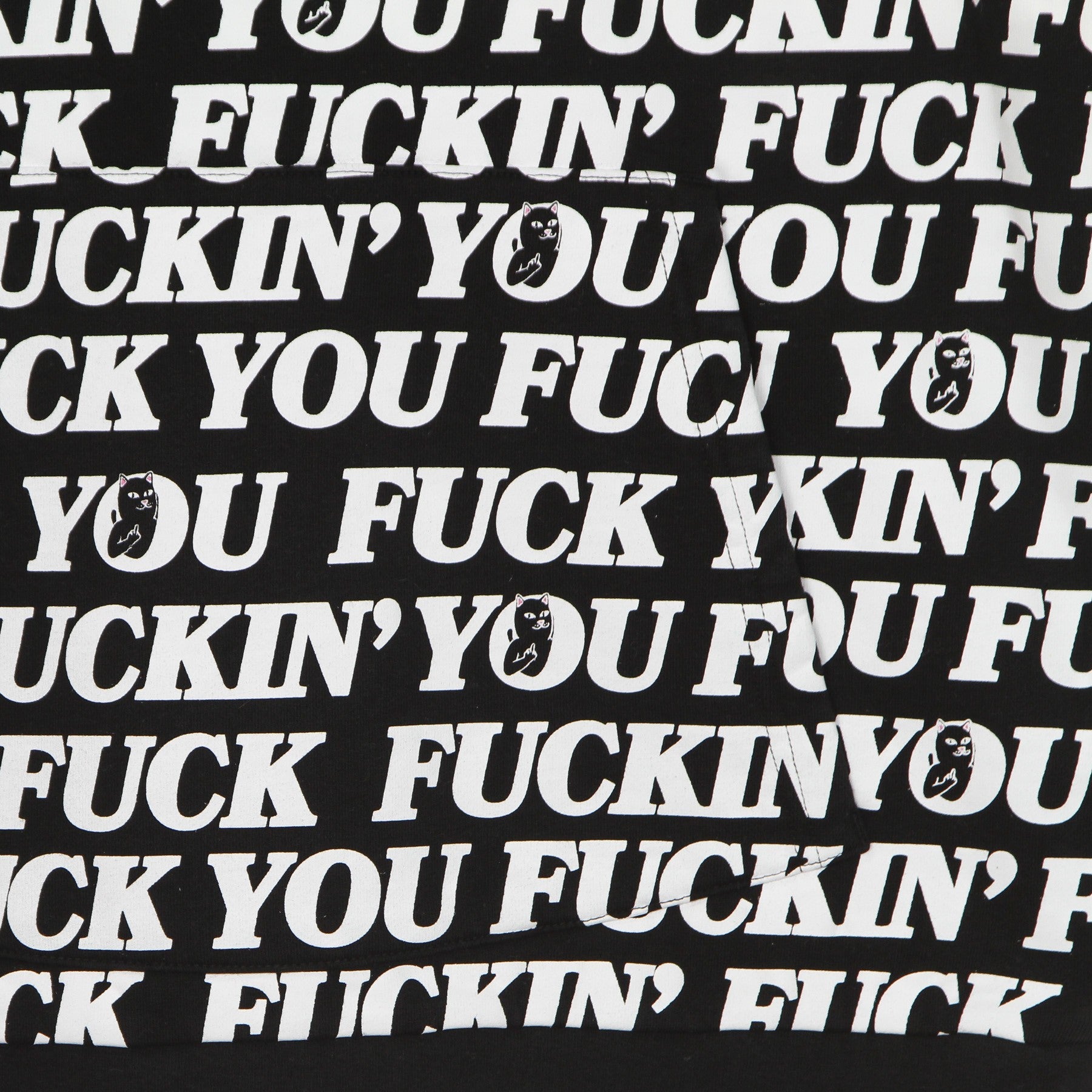 Ripndip, Felpa Cappuccio Uomo Fuck You Hoodie, 