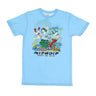 Ripndip, Maglietta Uomo Under The Sea Tee, Baby Blue