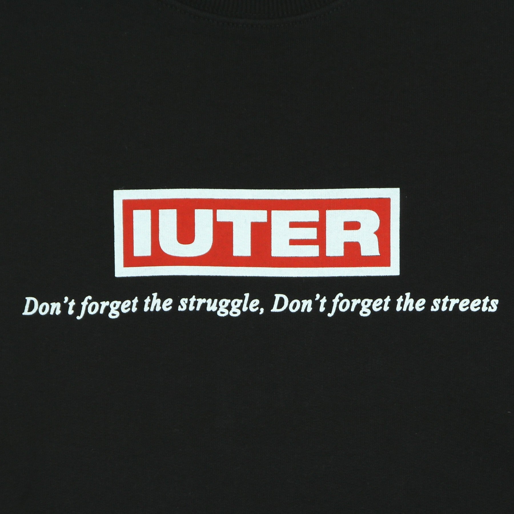 Iuter, Felpa Leggera Girocollo Uomo Struggle Crewneck, 