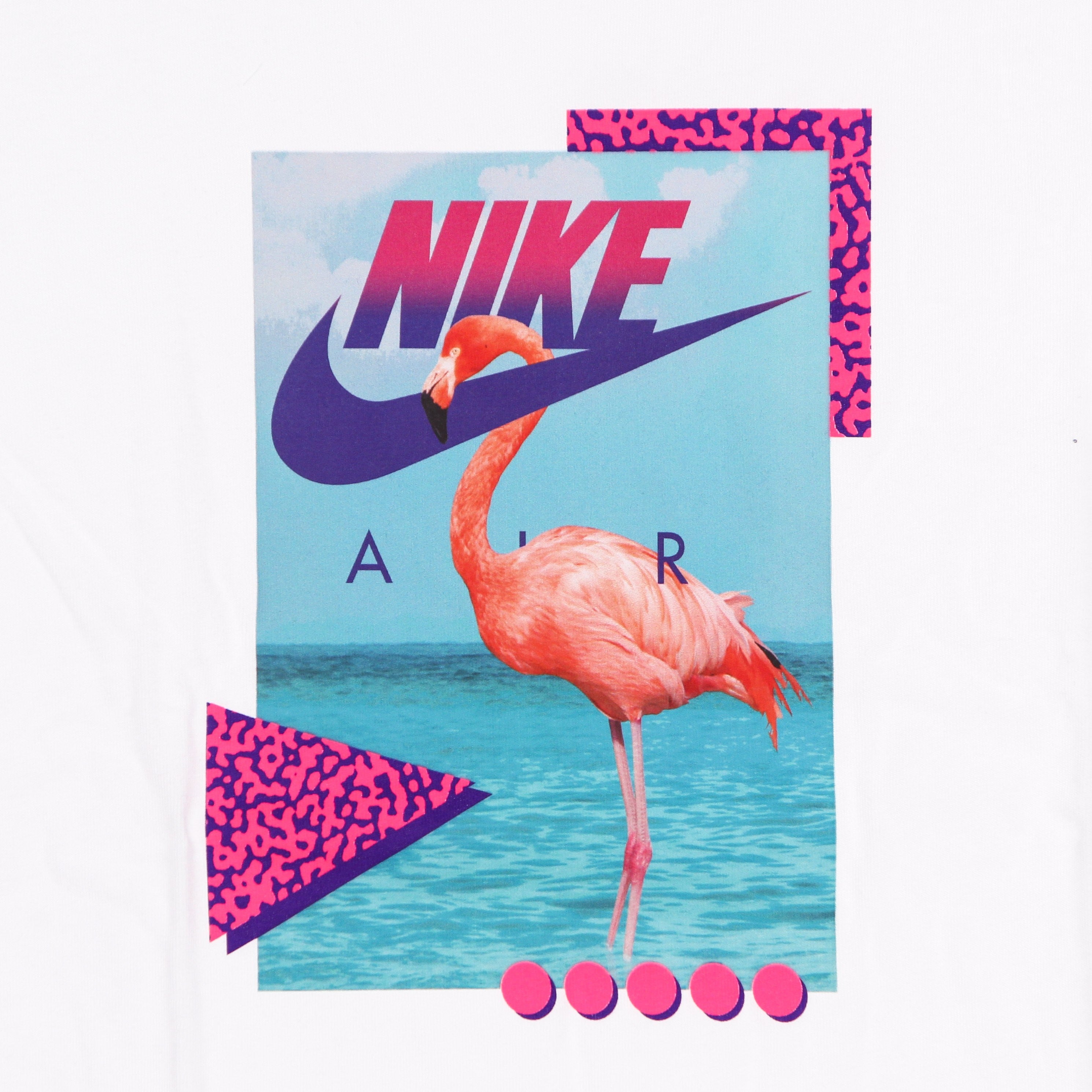 Nike T-Shirt Boy B Sportswear Tee Beach Flamingo Photo DJ3804