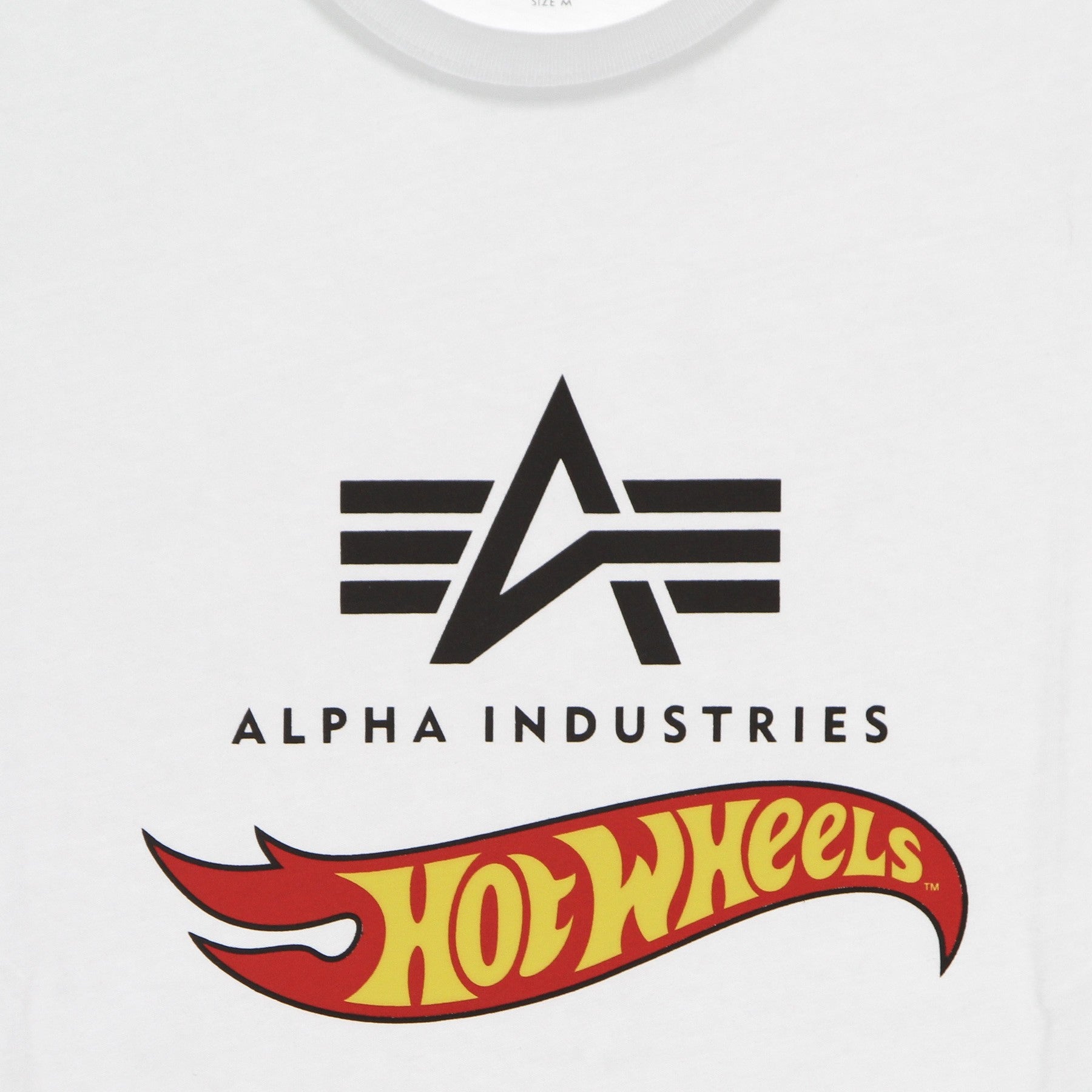 Alpha Industries, Maglietta Uomo Hot Wheels Flag Tee, 
