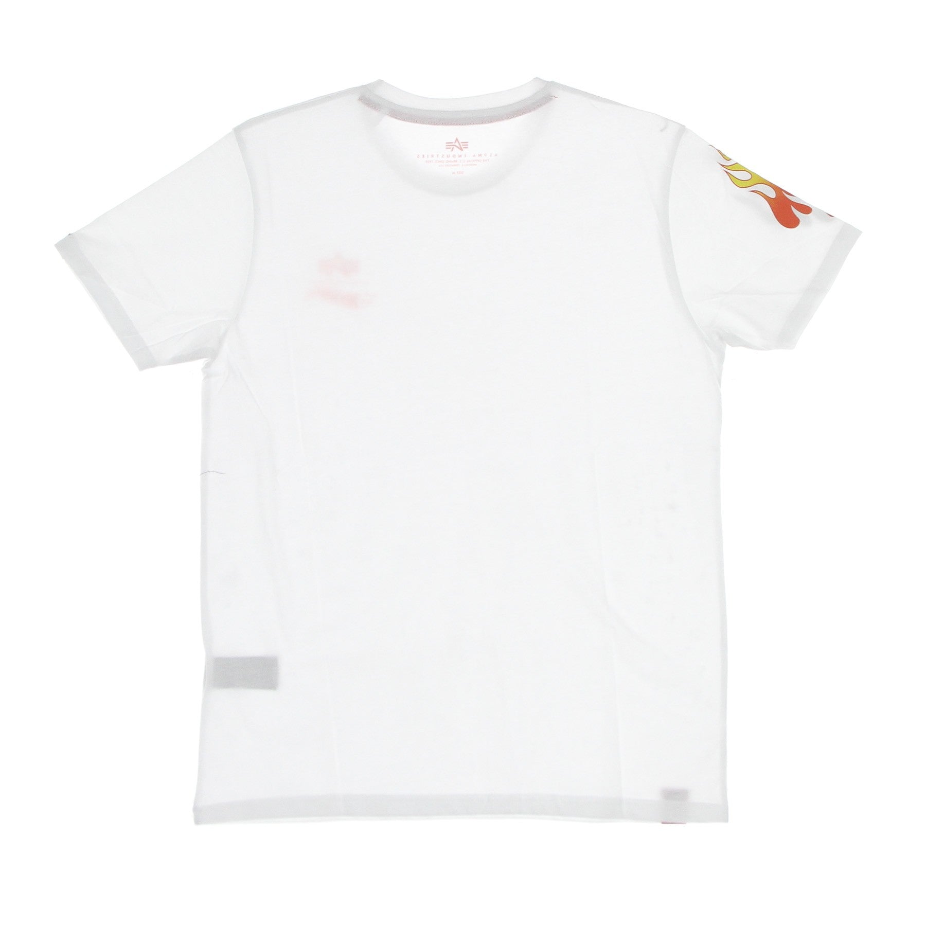 Alpha Industries, Maglietta Uomo Flame Tee X Hot Wheels, 