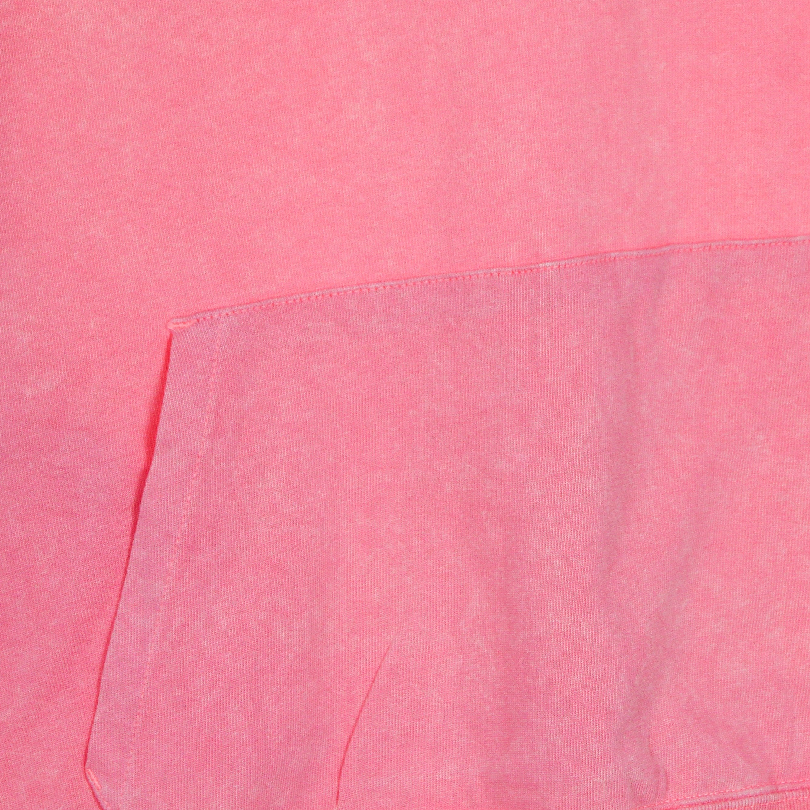 Nike, Felpa Leggera Cappuccio Donna W Sportswear Wash Hoodie, Sunset Pulse/black