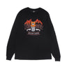 Thrasher, Maglietta Manica Lunga Uomo Alley Cats L/s Tee, Black