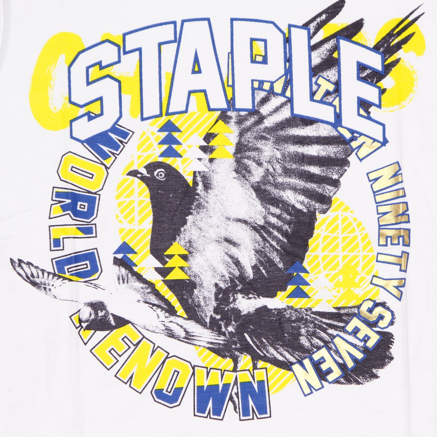Staple, Maglietta Uomo Photo Pigeon Logo Tee, 