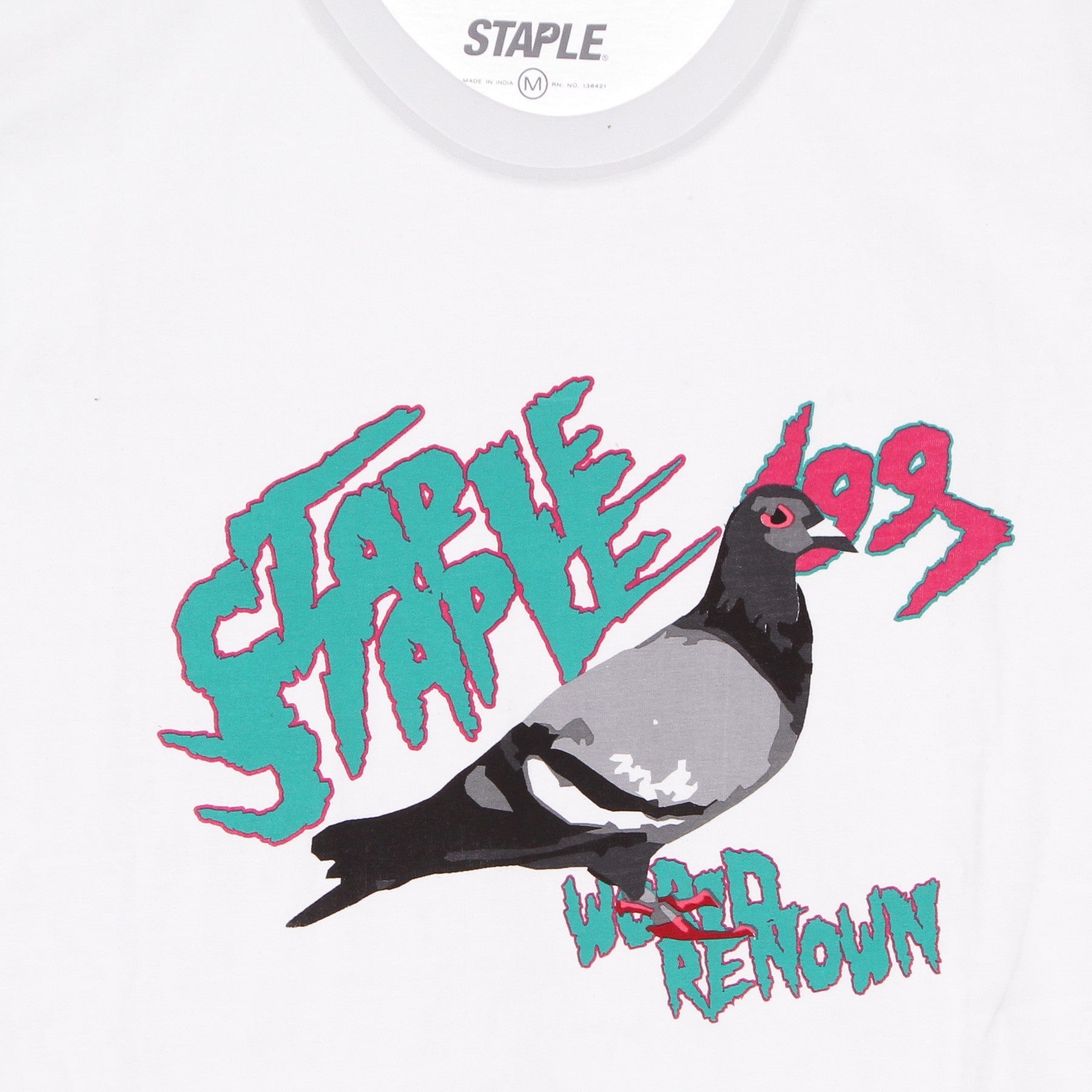 Staple, Maglietta Uomo Rebel Pigeon Tee, 