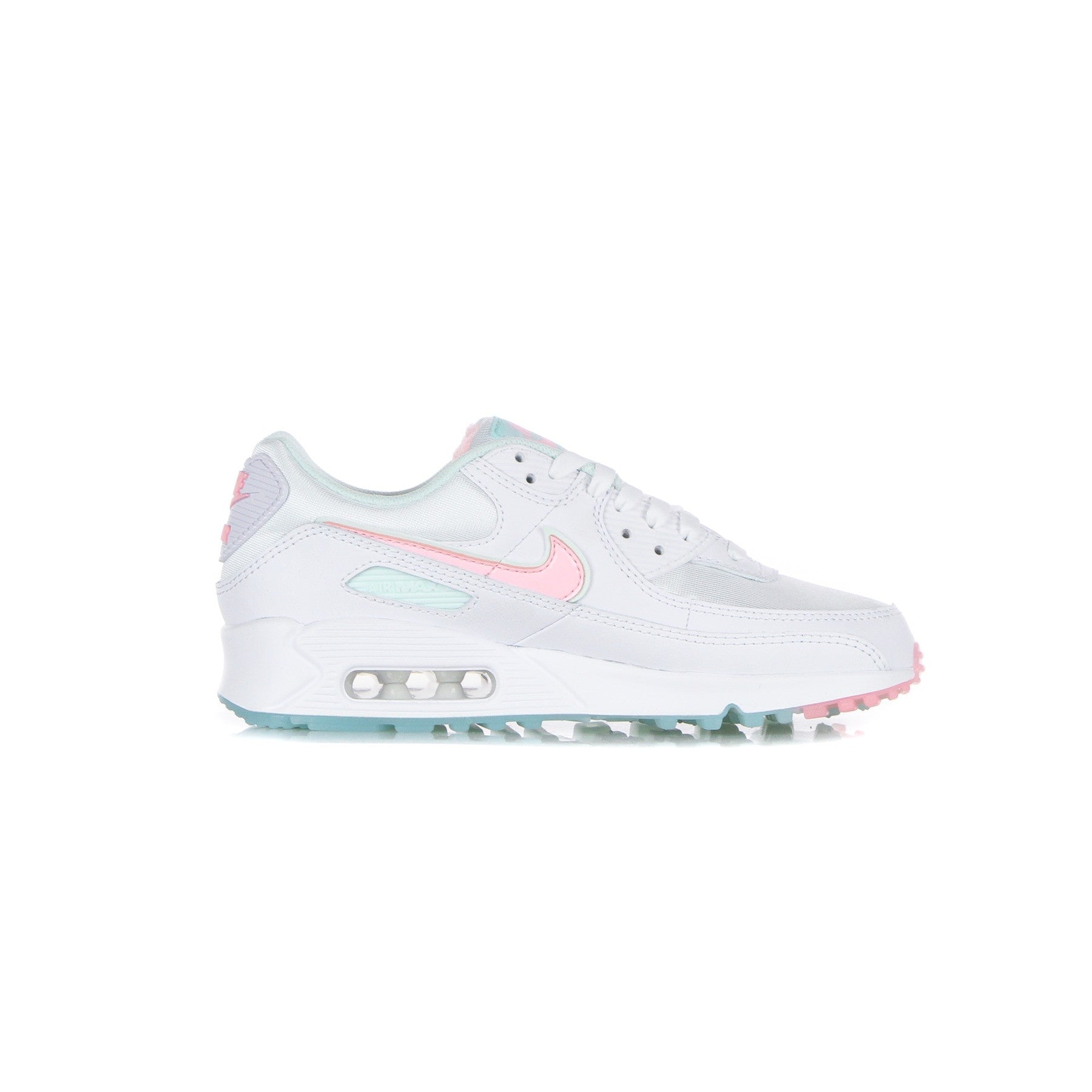 W Air Max 90 White/arctic Punch/barely Green Women's Low Shoe