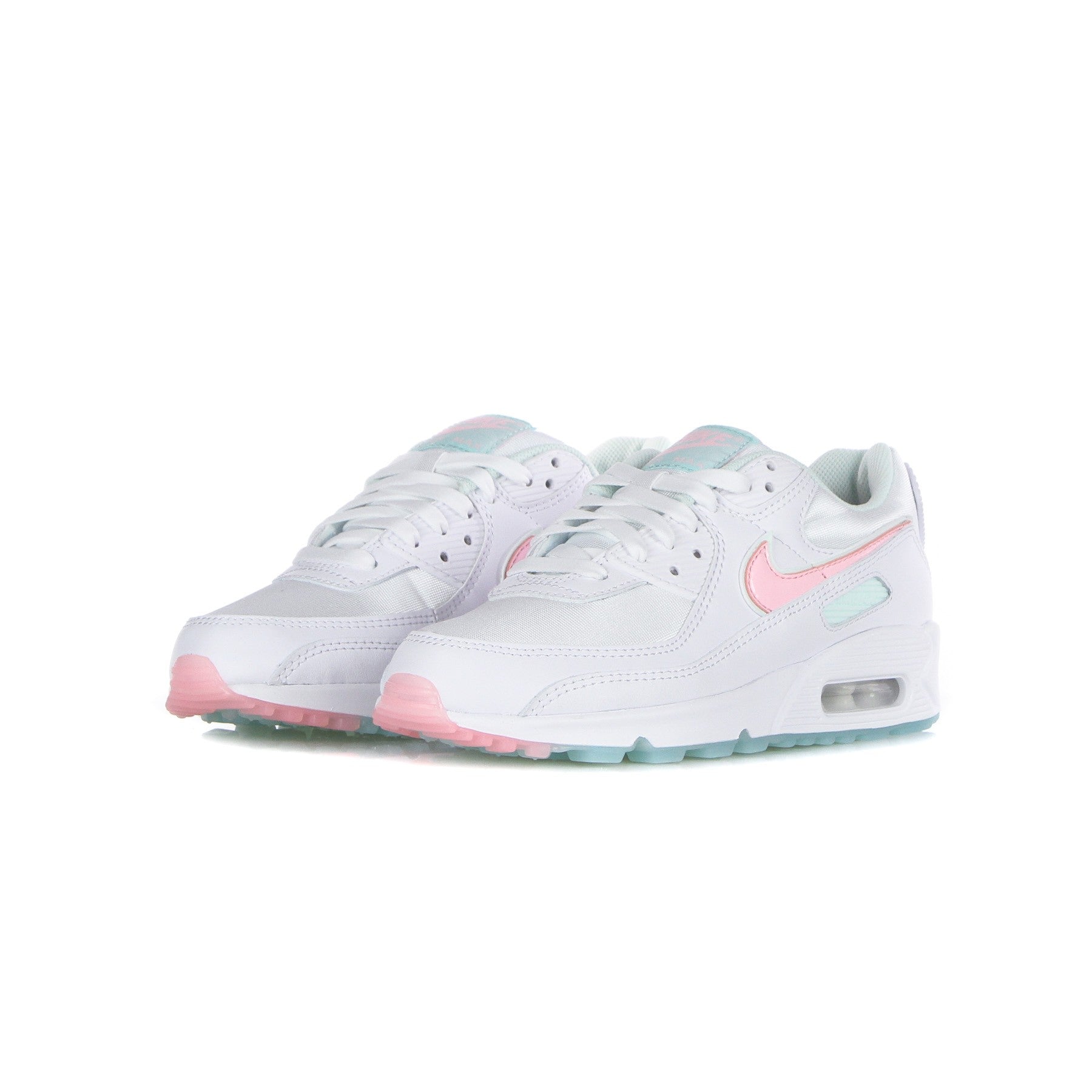 W Air Max 90 White/arctic Punch/barely Green Women's Low Shoe