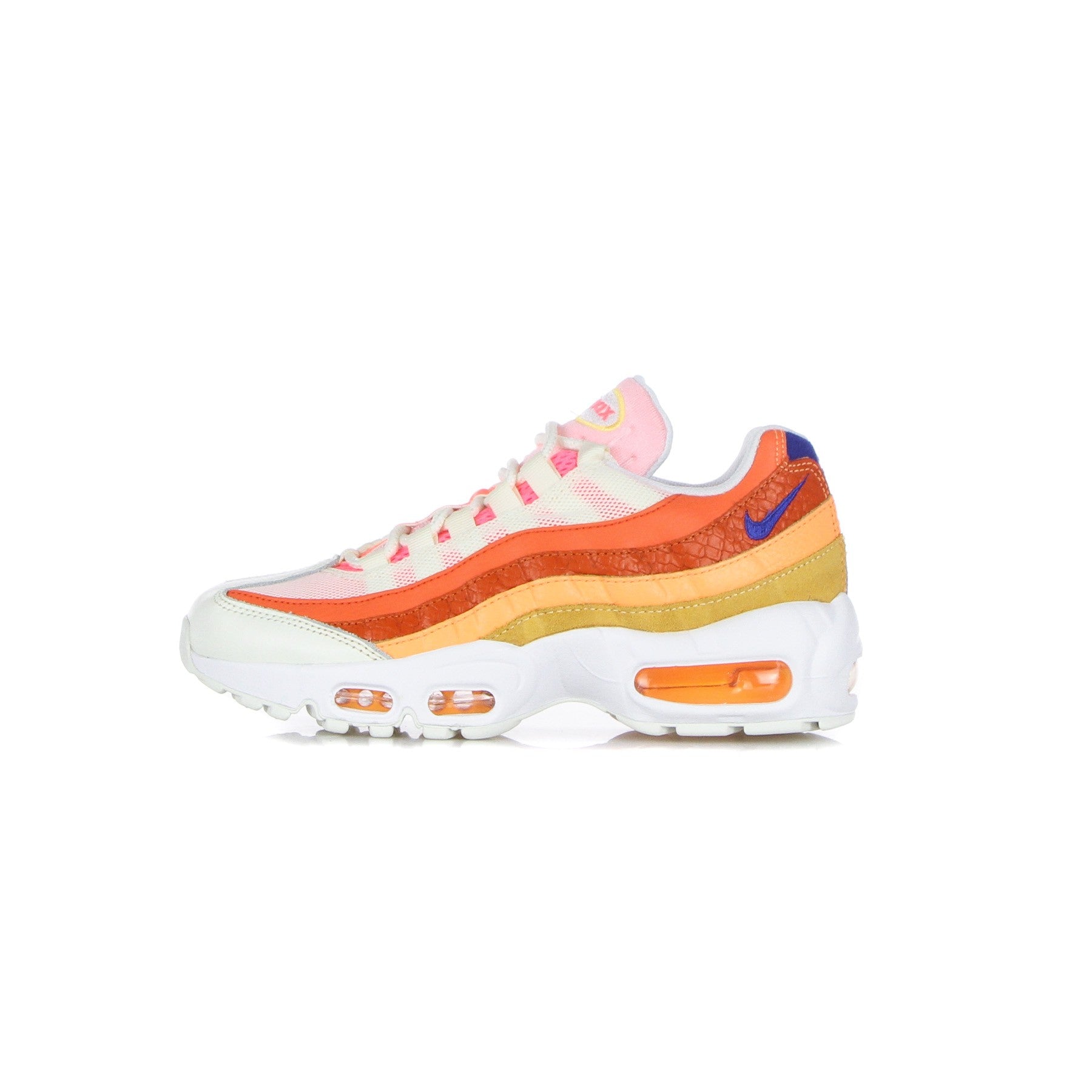 Nike, Scarpa Bassa Donna Wmns Air Max 95, Campfire Orange/racer Blue/sail