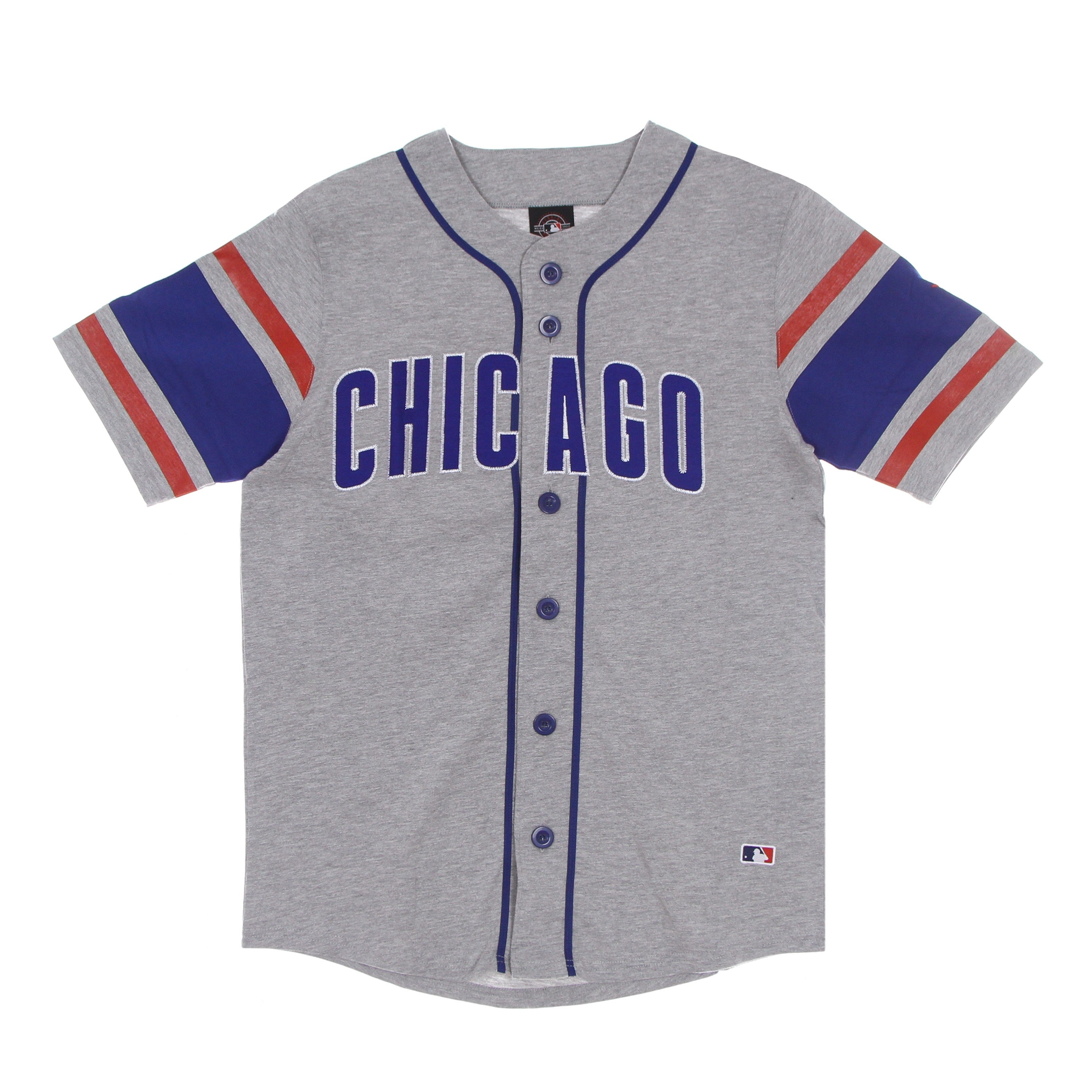 Casacca Baseball Uomo Mlb Franchise Cotton Supporters Jersey Chicub Sport Grey