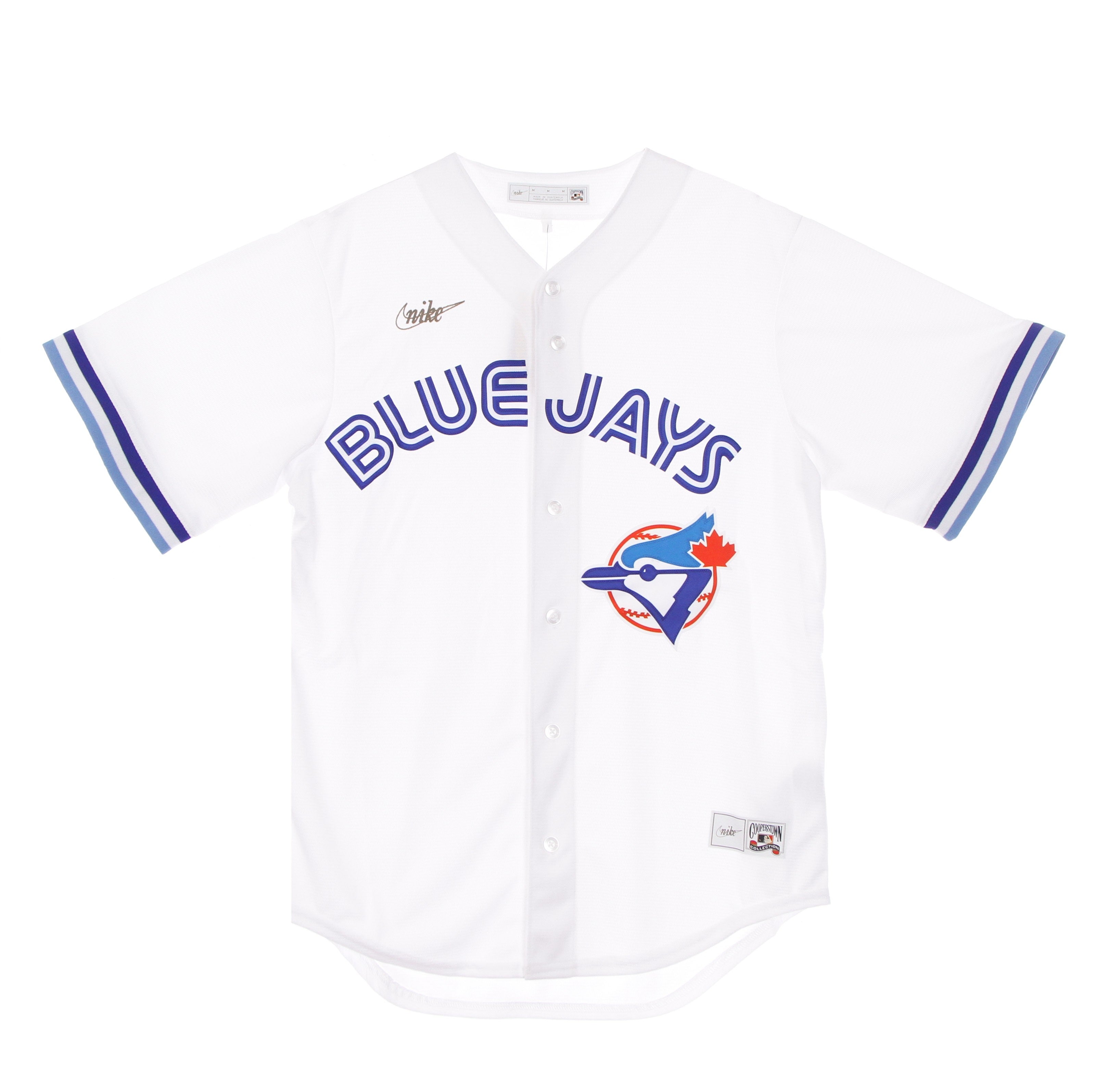 Casacca Baseball Uomo Mlb Official Replica Cooperstown Jersey Torblu White