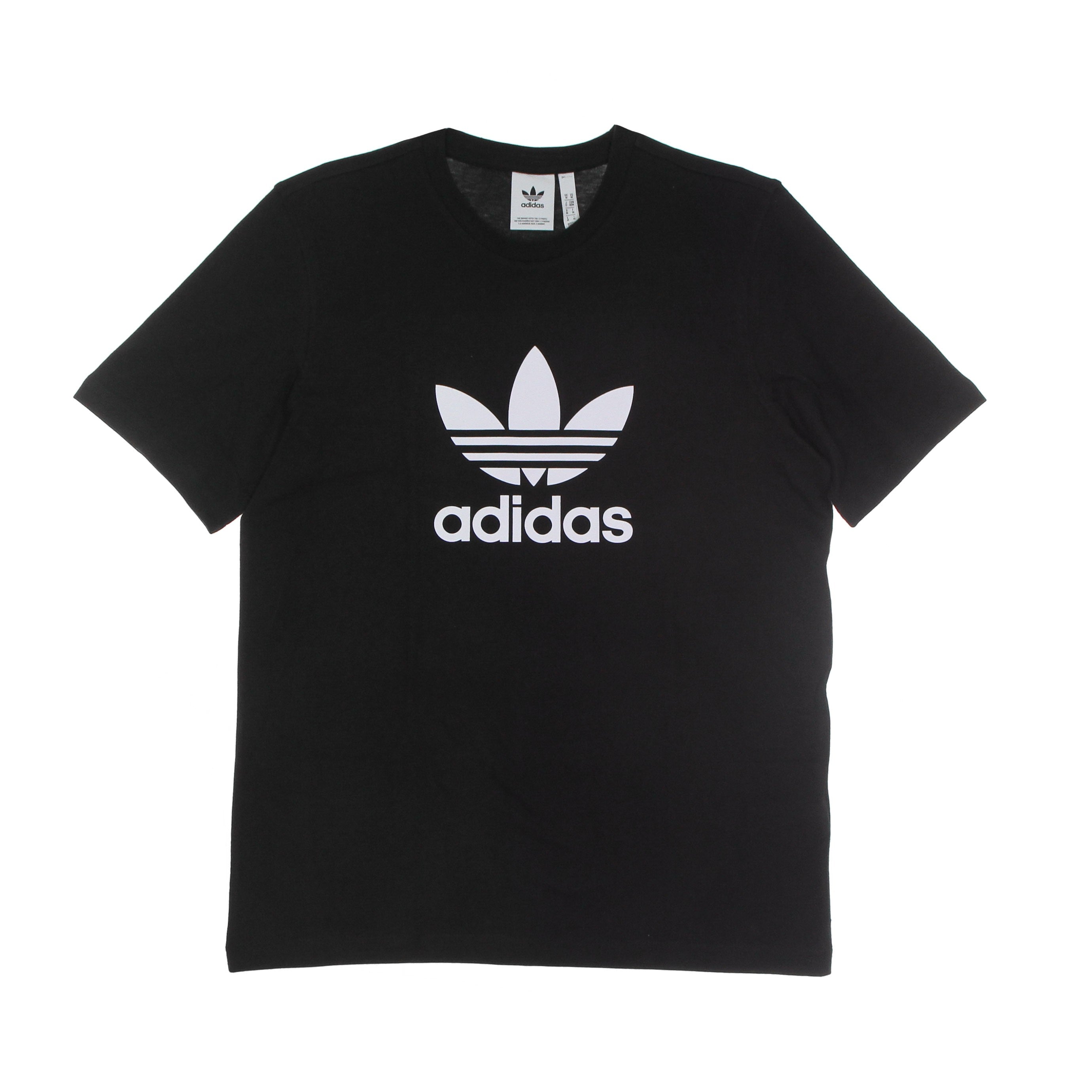 Adidas, Maglietta Uomo Trefoil T-shirt, Black/white