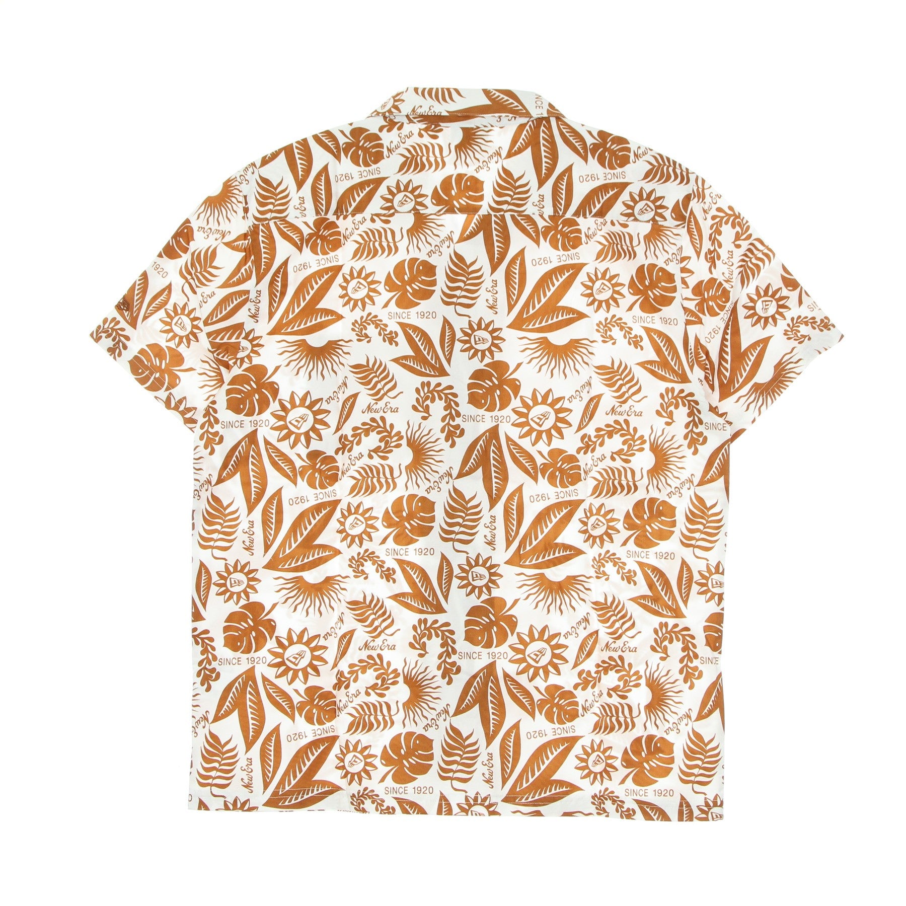 Men's Short Sleeve Shirt Ne Floral All Over Print Revere Shirt
