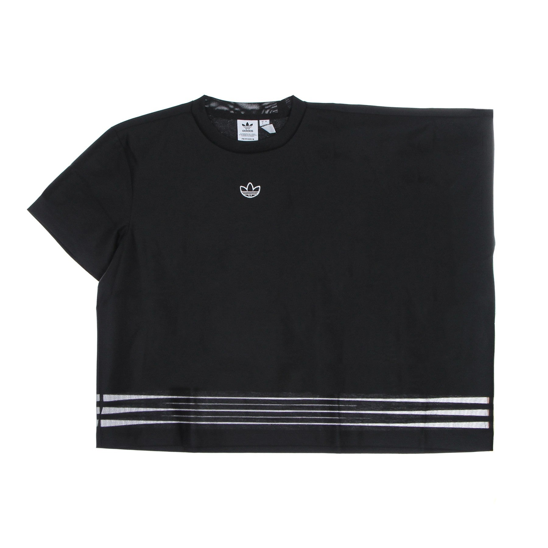 Adidas, Maglietta Donna Trefoil T-shirt, Black