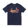 Nike Mlb, Maglietta Uomo Mlb Wordmark Tee Stlcar, Midnight Navy