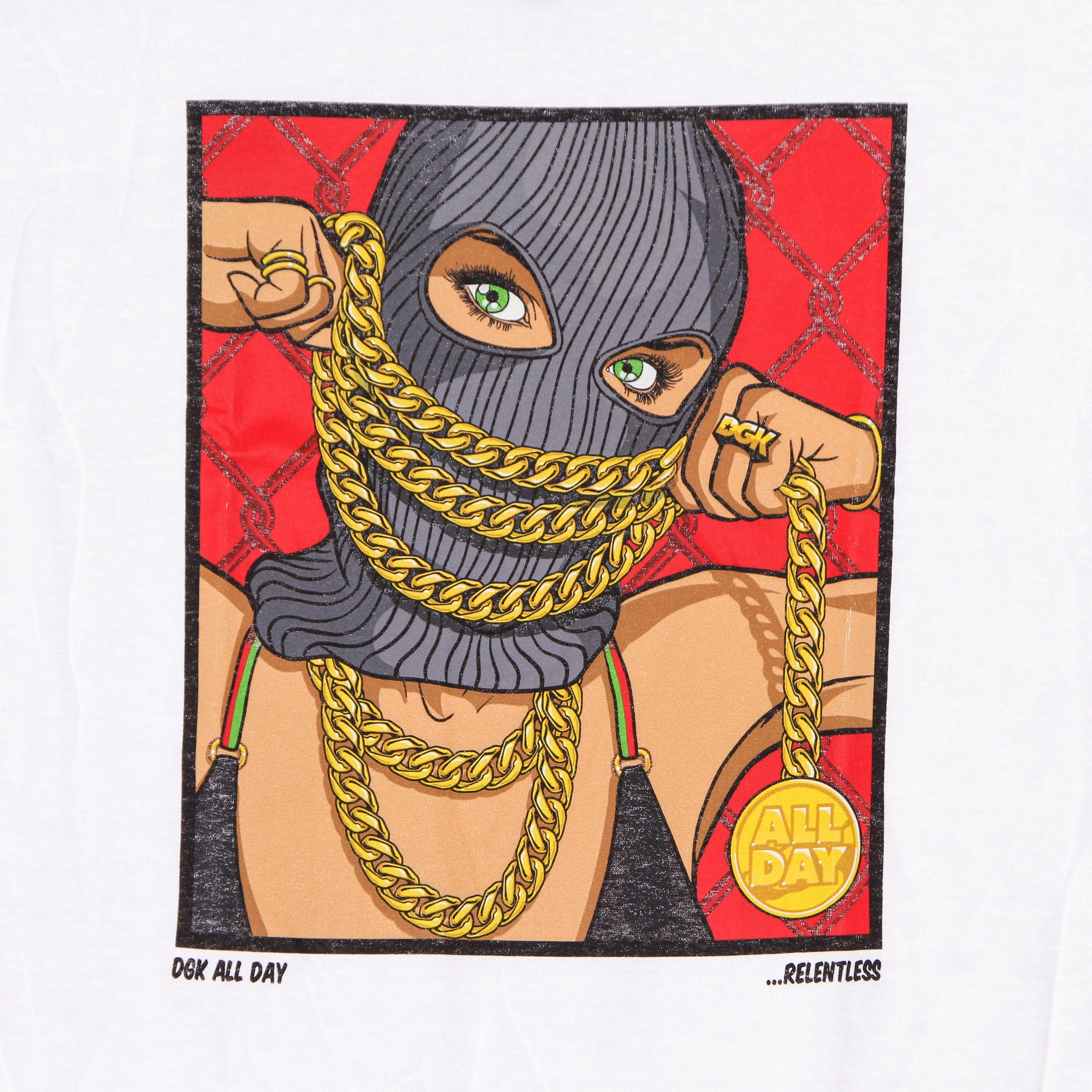 Dgk, Maglietta Uomo Chained Tee, 