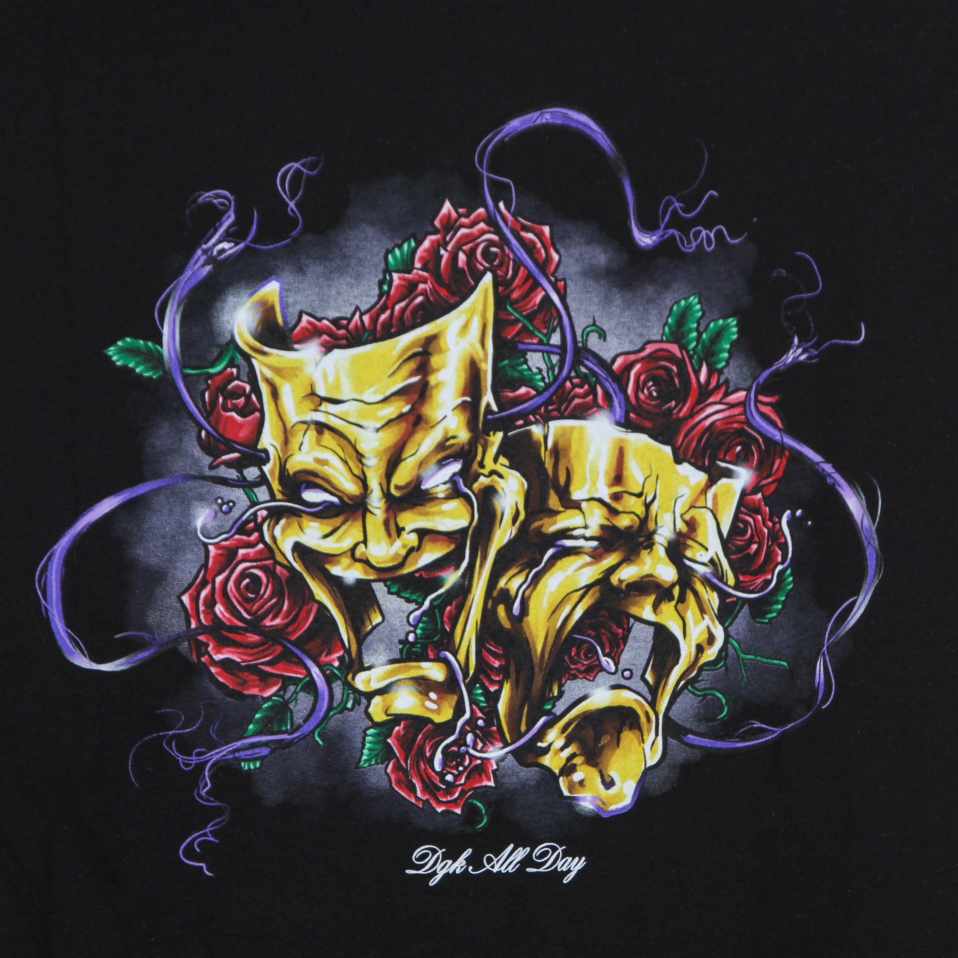 Dgk, Maglietta Uomo Golden Faces Tee, 