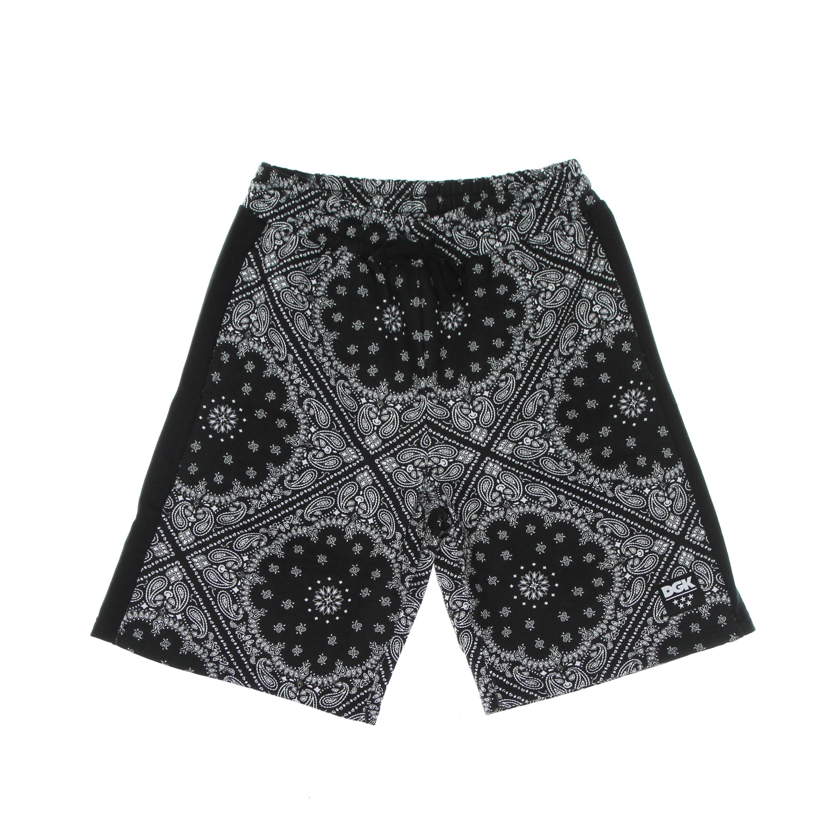 Dgk, Pantalone Corto Tuta Felpato Uomo Original Fleece Short, Black