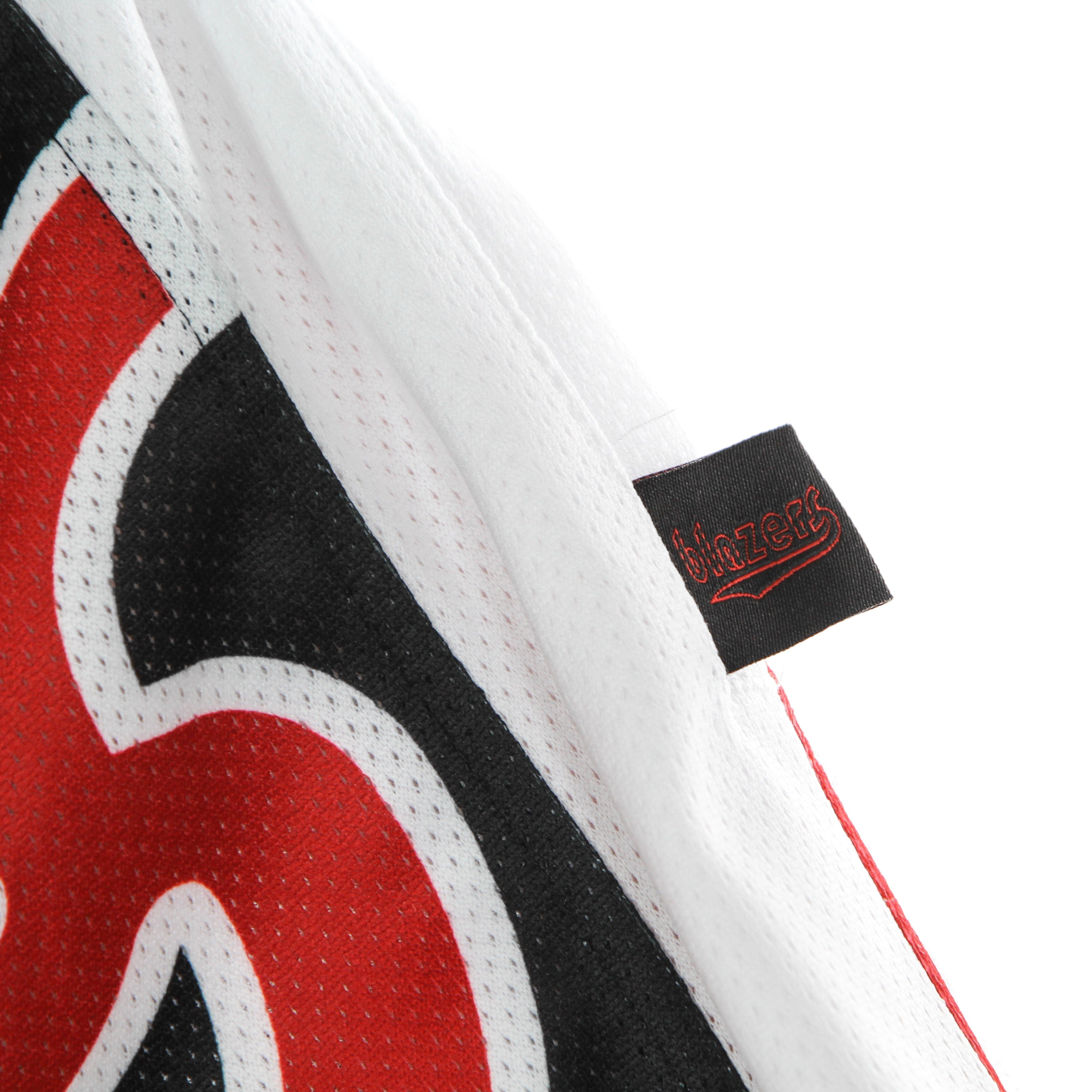 Mitchell & Ness, Pantaloncino Tipo Basket Uomo Nba Big Face Blown Out Fashion Short Hardwood Classics Porbla, 