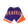 Mitchell & Ness, Pantaloncino Tipo Basket Uomo Nba Big Face Blown Out Fashion Short Hardwood Classics Phosun, Purple/original Team Colors
