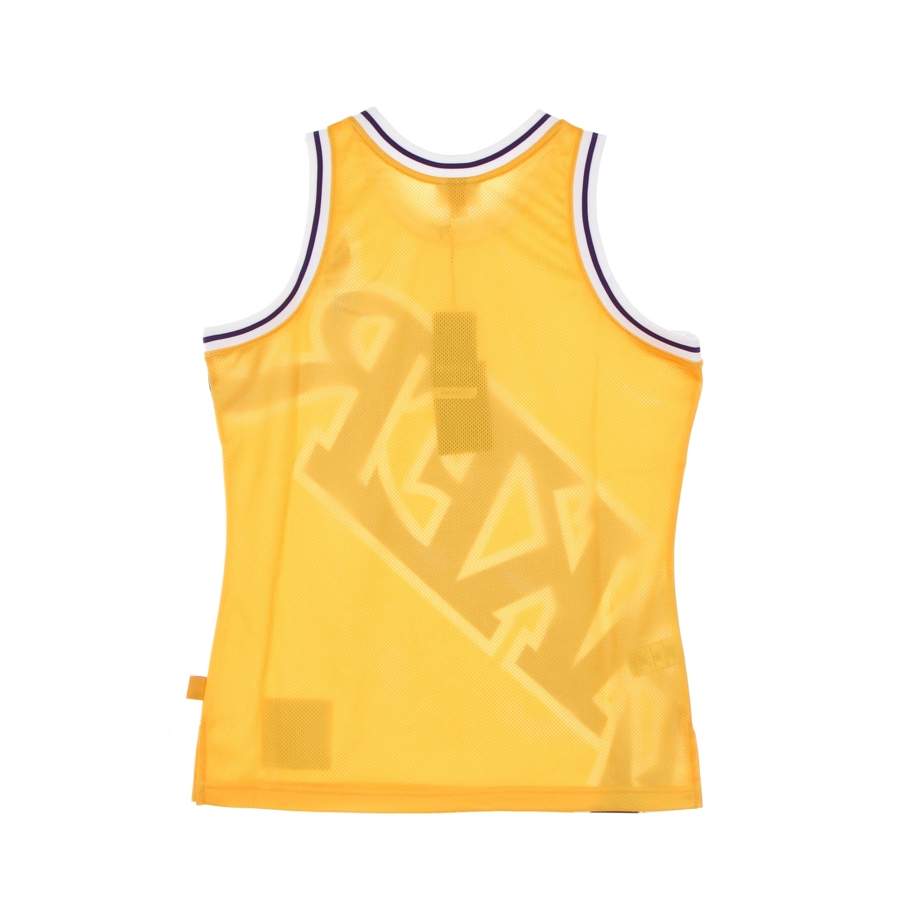 Mitchell & Ness, Canotta Tipo Basket Uomo Nba Big Face Blown Out Fashion Jersey Hardwood Classics Loslak, 