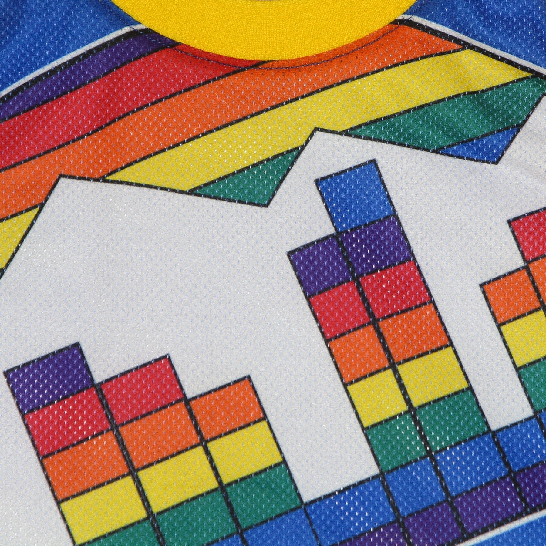 Mitchell & Ness, Canotta Tipo Basket Uomo Nba Big Face Blown Out Fashion Jersey Hardwood Classics Dennug, 