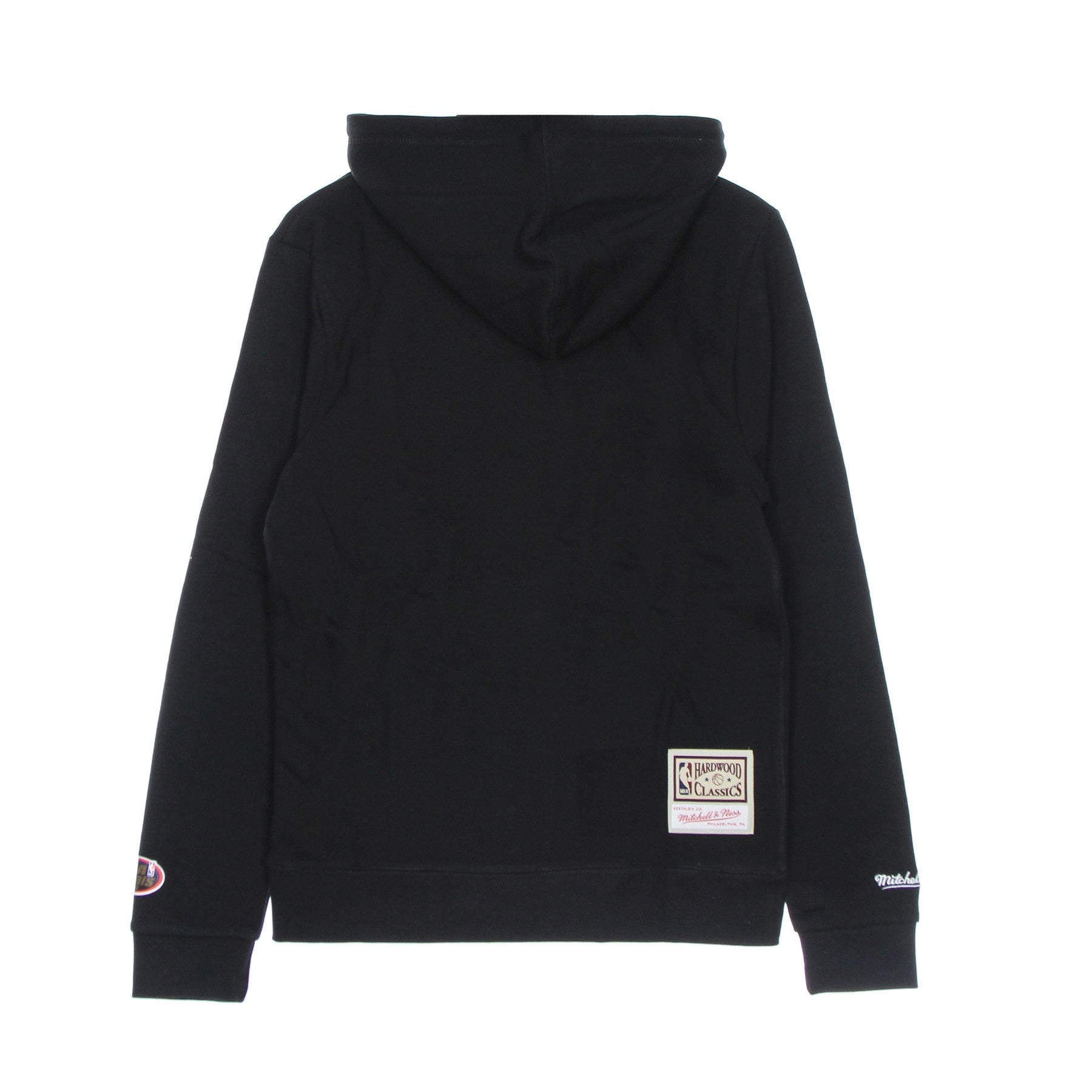 Mitchell & Ness, Felpa Cappuccio Uomo Nba Cropped Logo Hoody Hardwood Classics Chibul, 