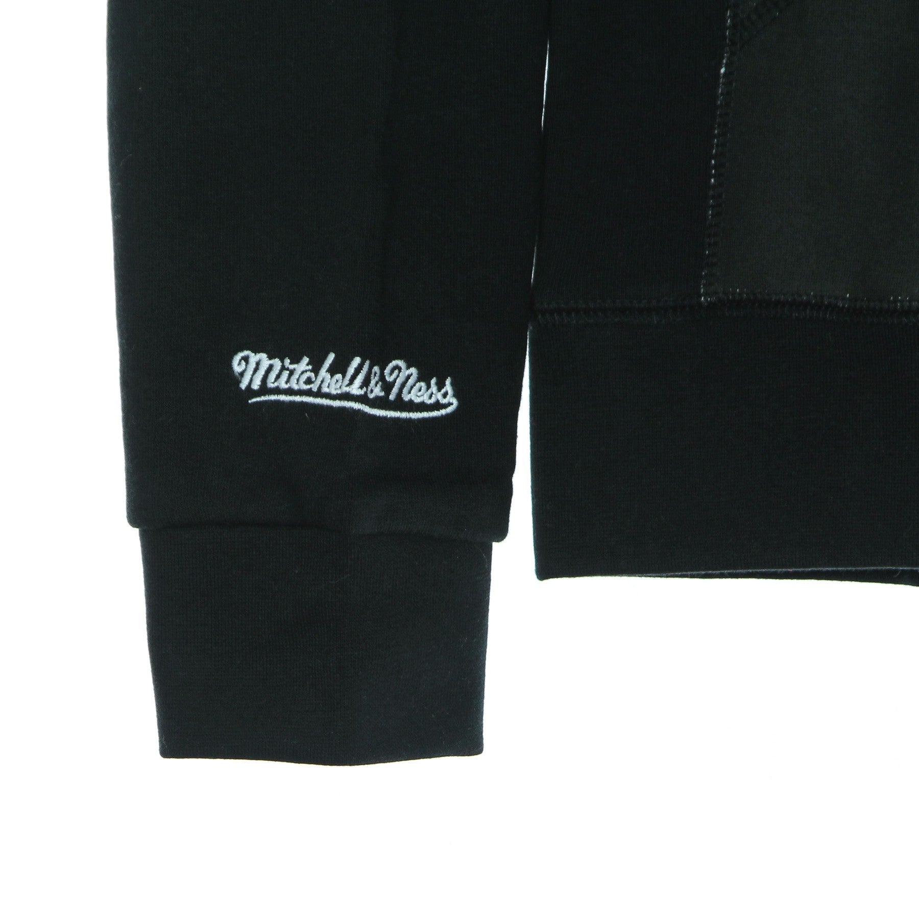 Mitchell & Ness, Felpa Cappuccio Uomo Nba Cropped Logo Hoody Hardwood Classics Chibul, 