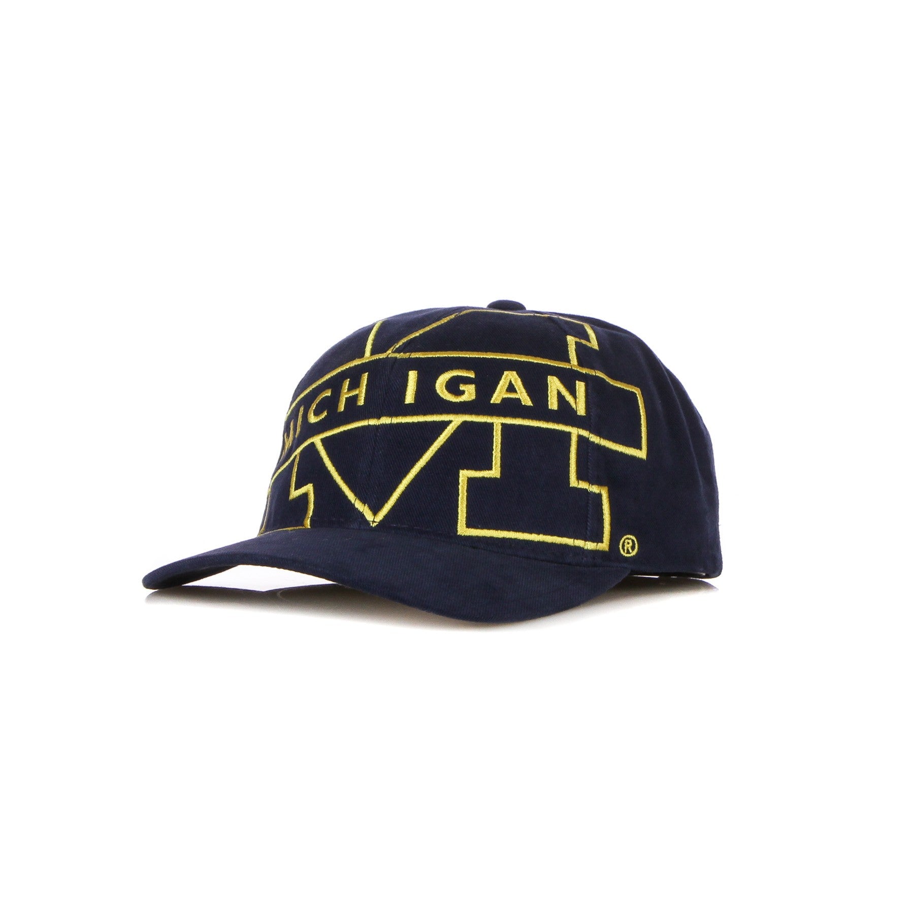 Mitchell & Ness, Cappellino Visiera Piatta Uomo Ncaa Big Logo Deadstock Snapback Micwol, Navy